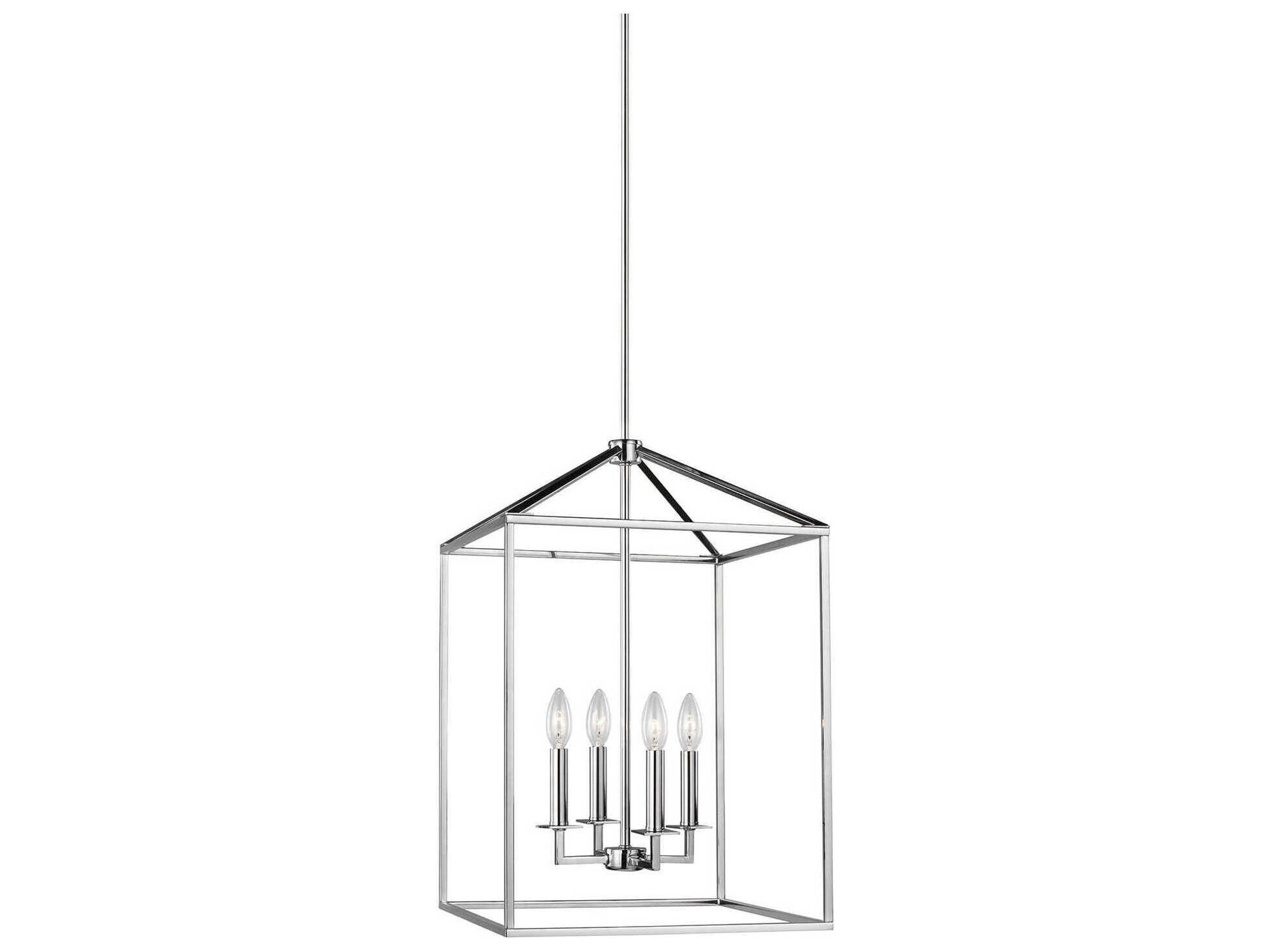 Perryton 4-Light Chrome Pendant