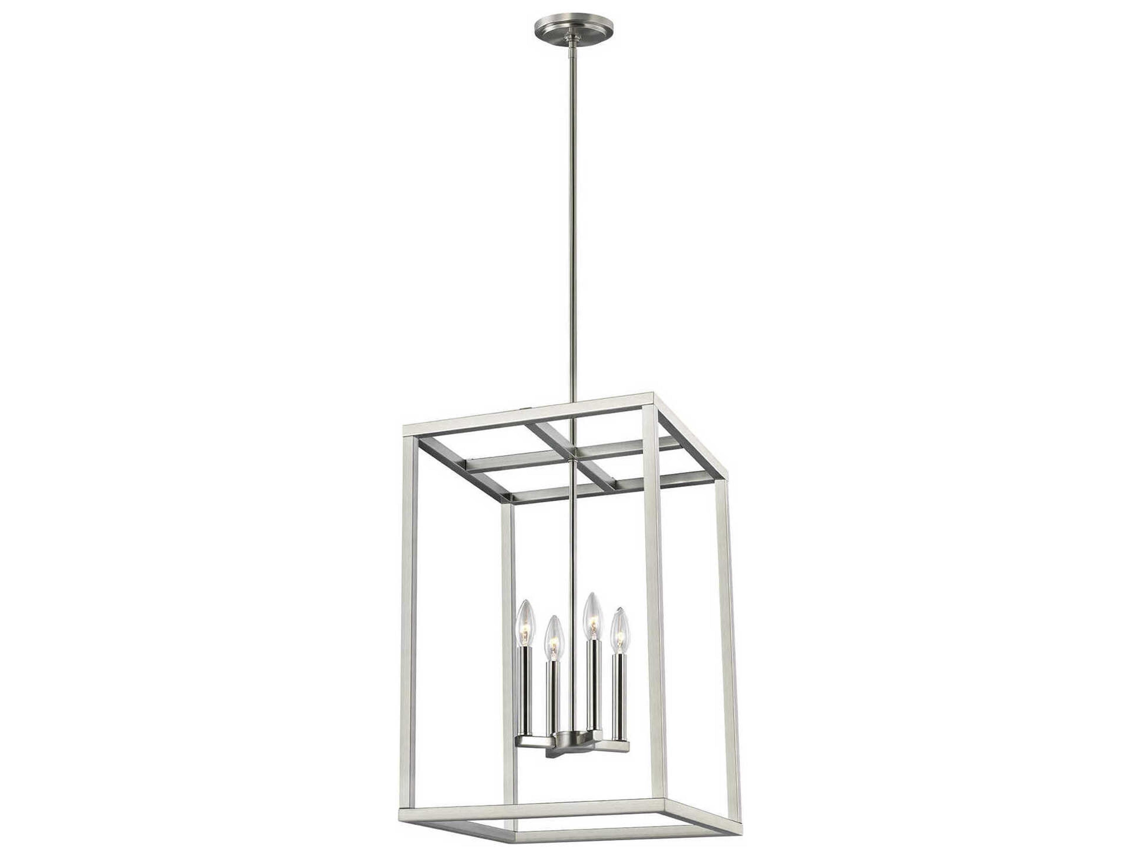 Moffet Street 4-Light Brushed Nickel Pendant