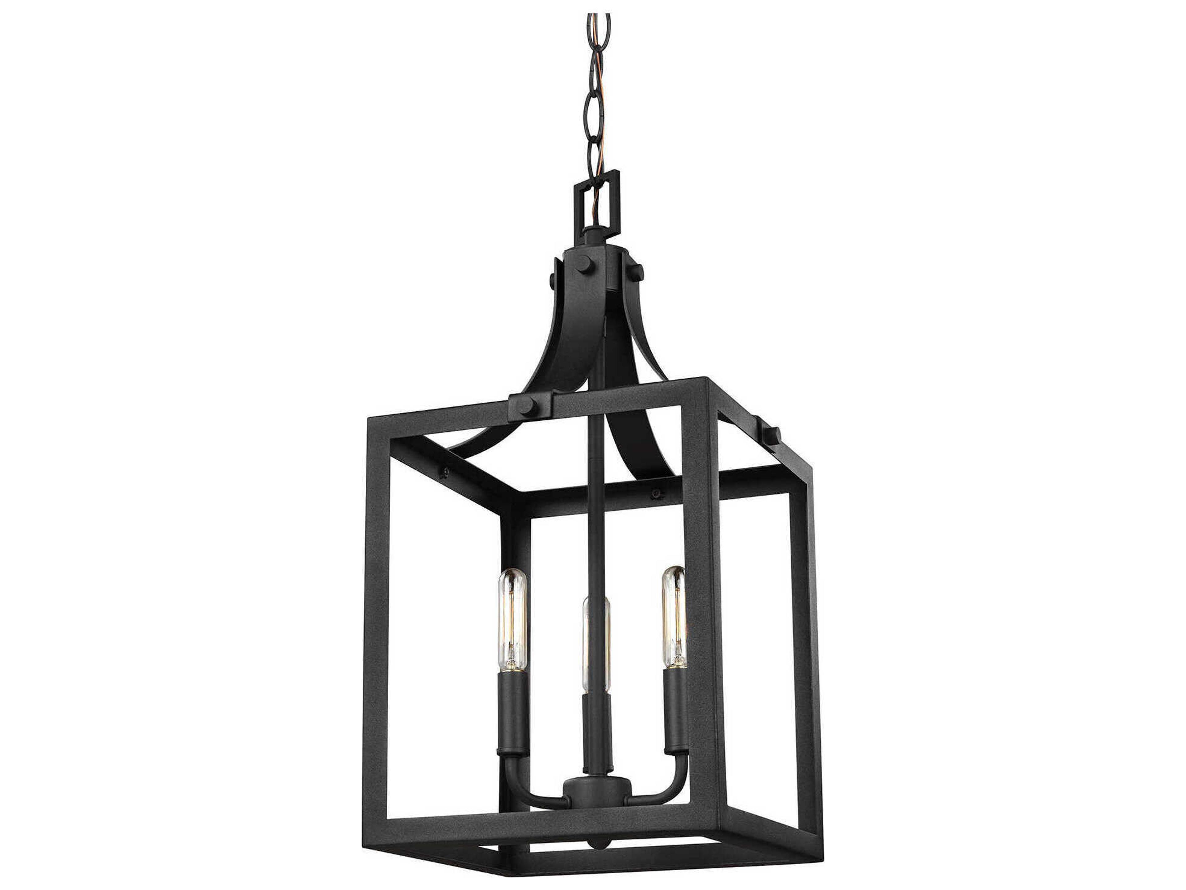 Labette 3-Light Black Mini Pendant