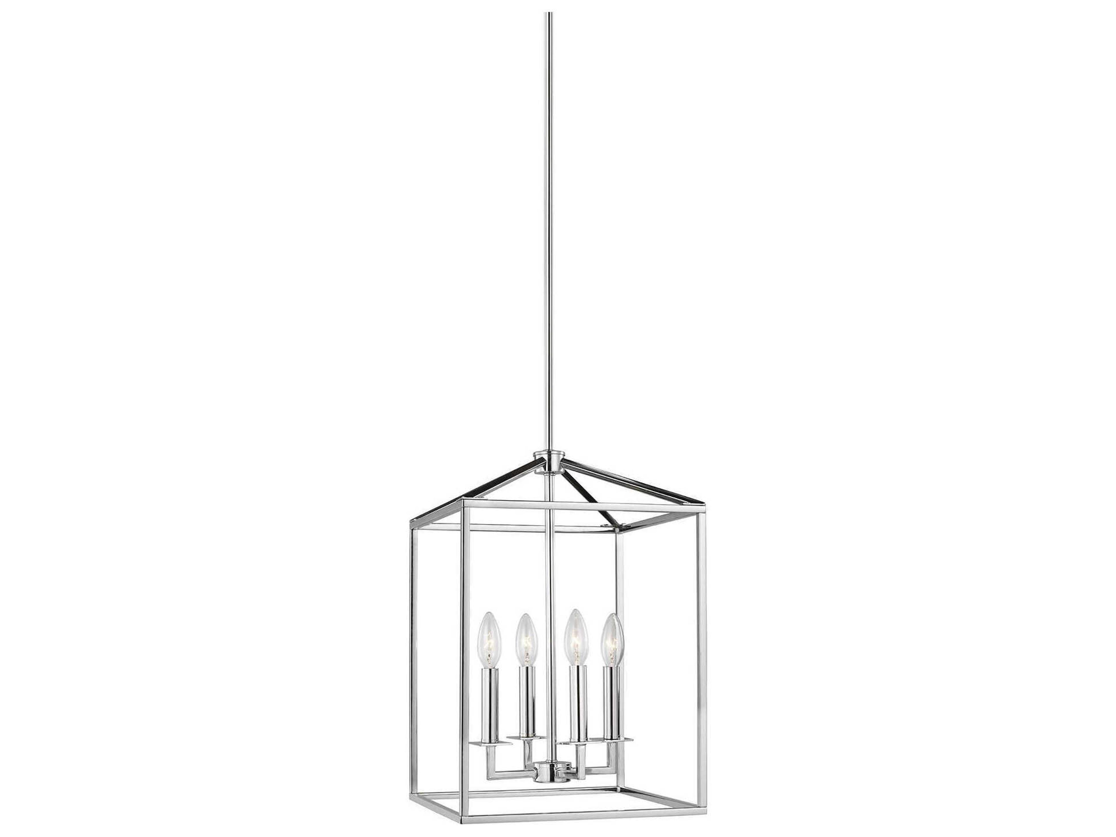 Perryton 4-Light Chrome Mini Pendant