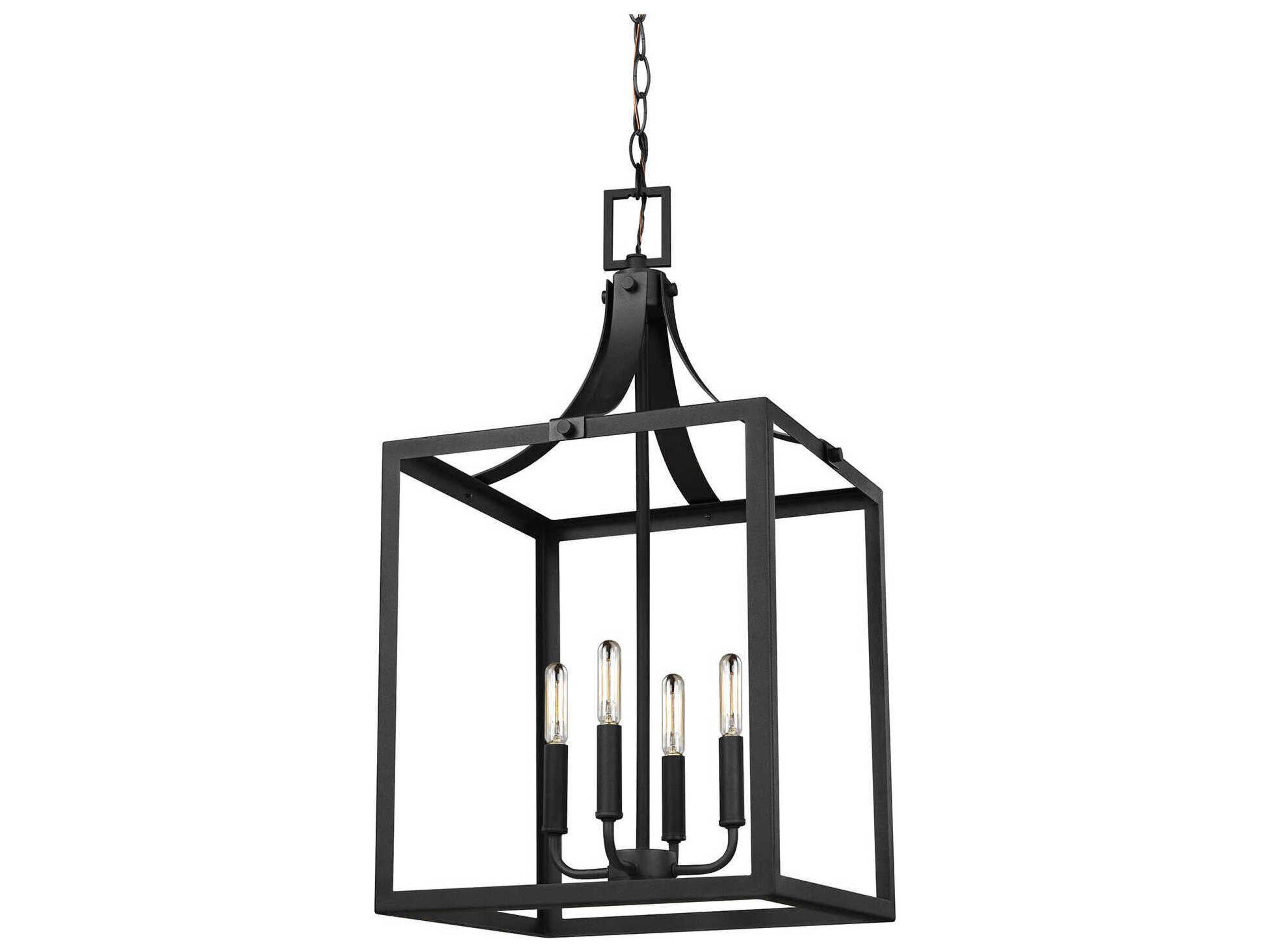 Labette 4-Light Black Pendant