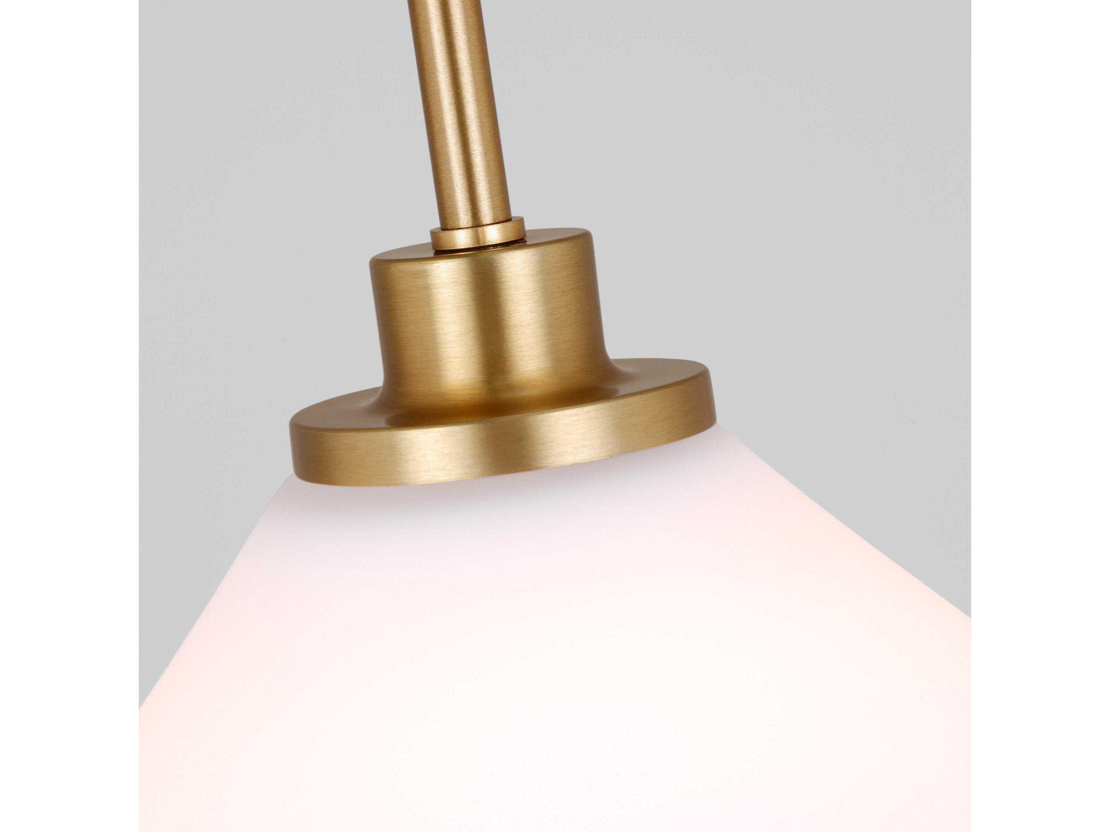 Generation Lighting Margo 1-Light Satin Brass Pendant