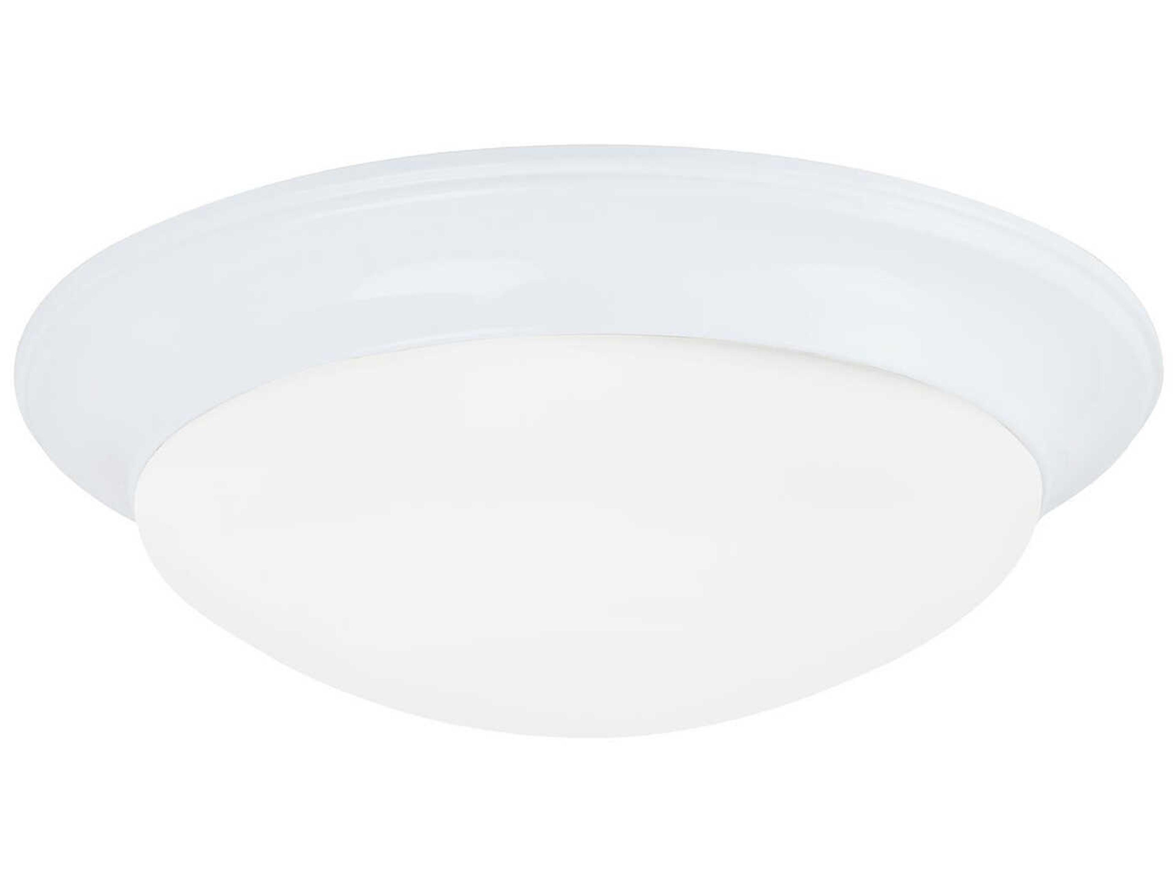 Nash 3-Light White Glass Bowl Flush Mount