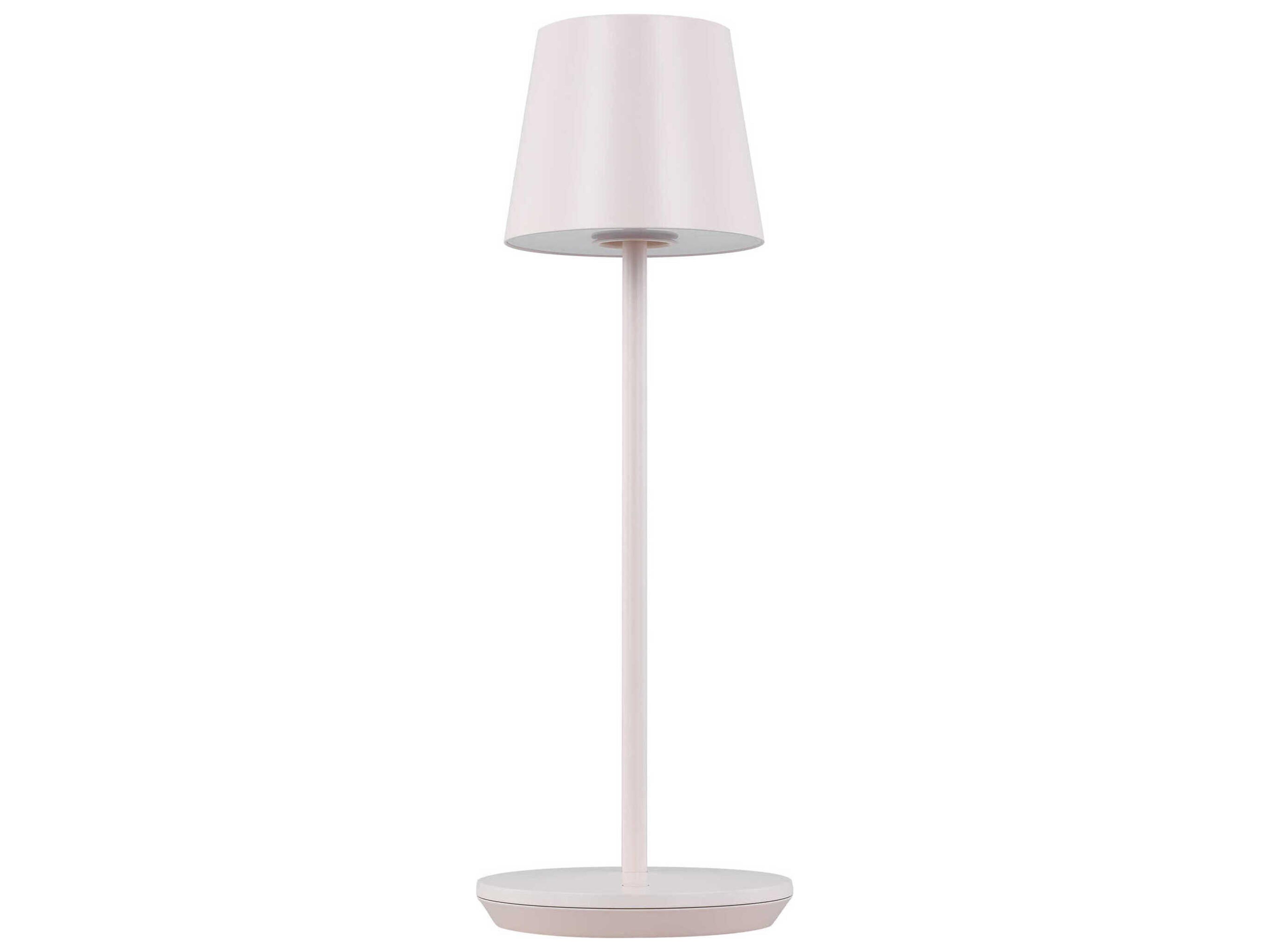 Mena Pale Pink Aluminum Table Lamp