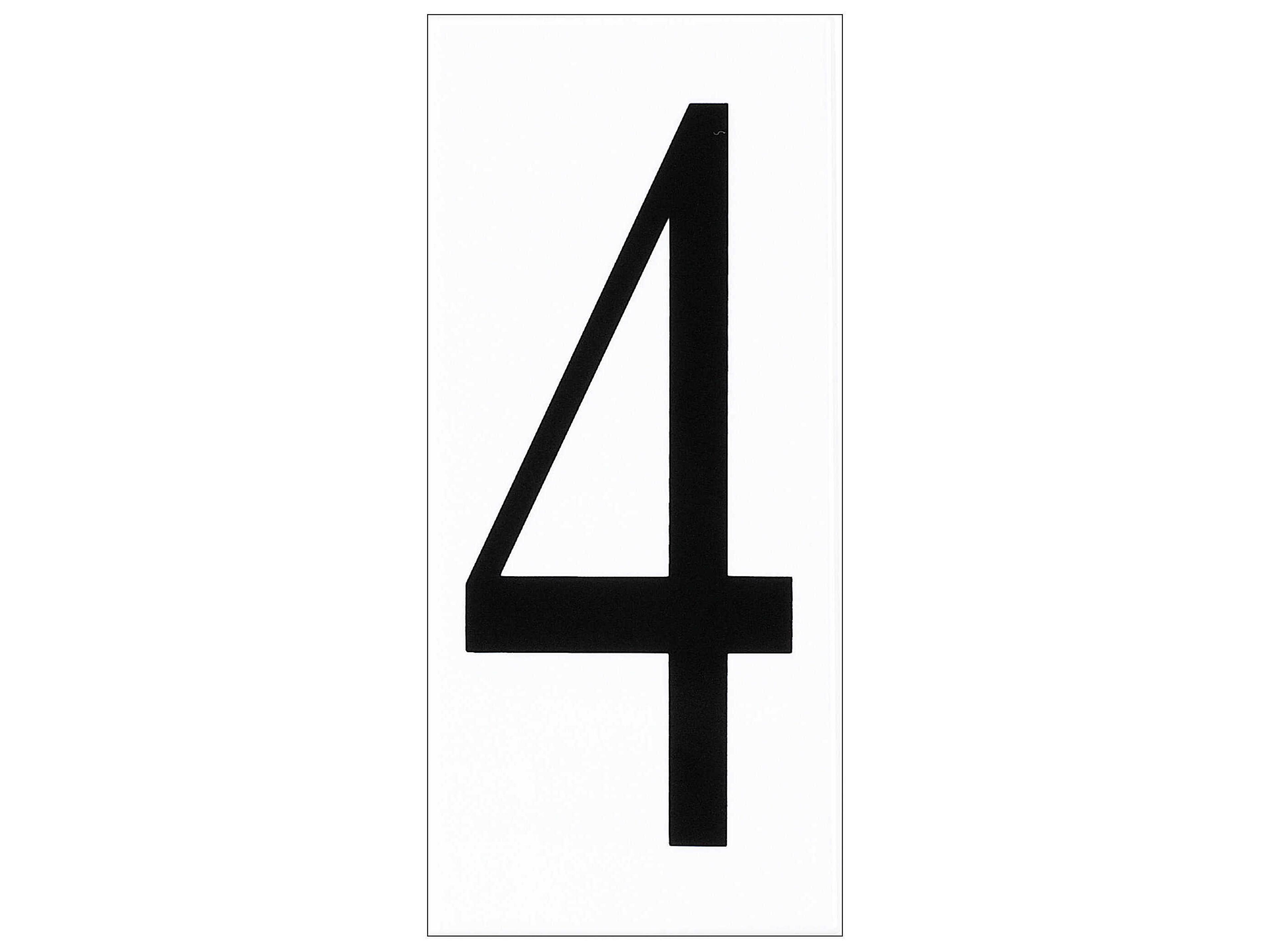 Address Number-4 Tile