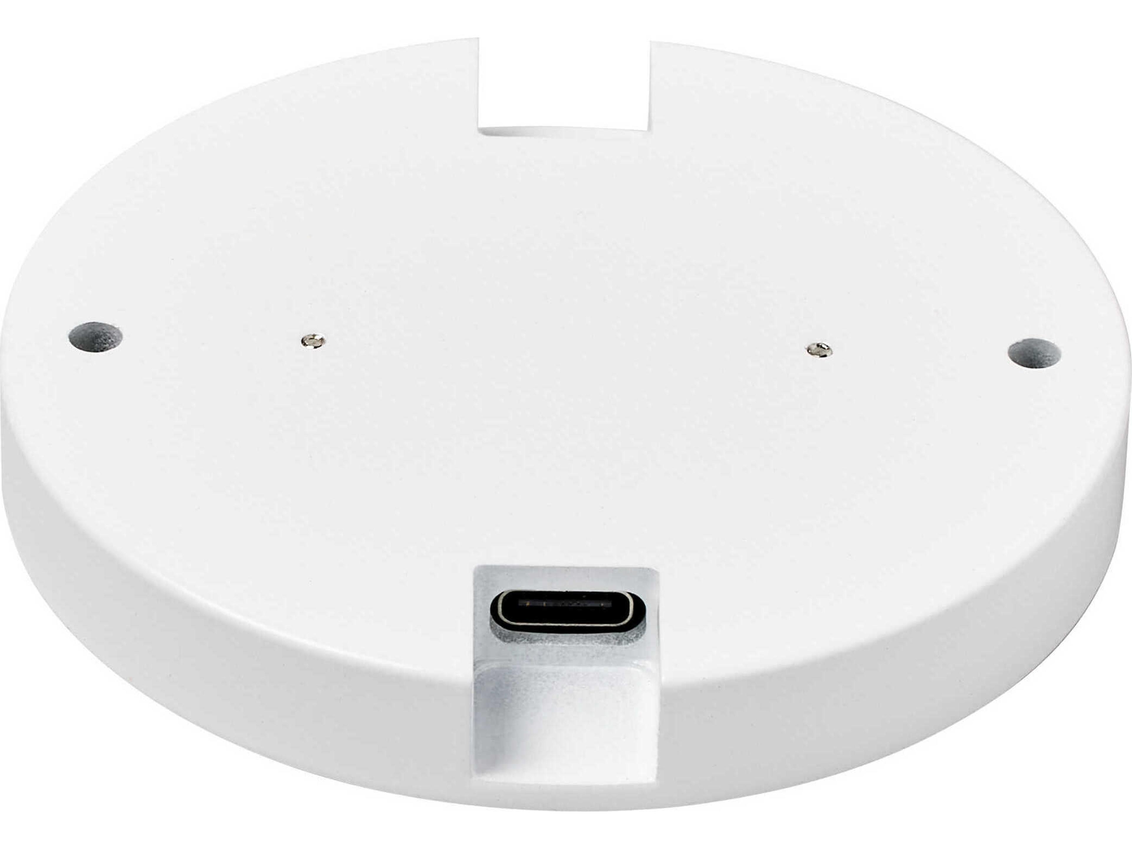 Generation Lighting Disk White 3000K Round Under Cabinet Light