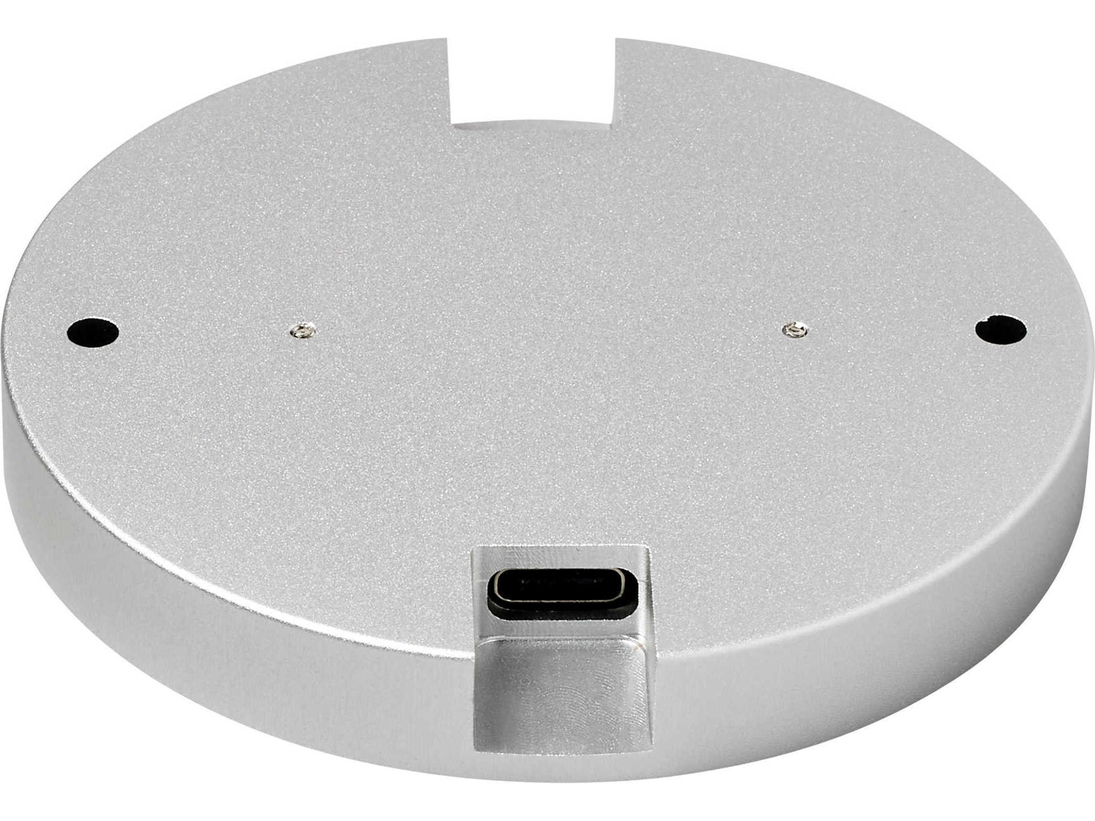 Generation Lighting Disk Brushed Nickel 3000K Round Under Cabinet Light