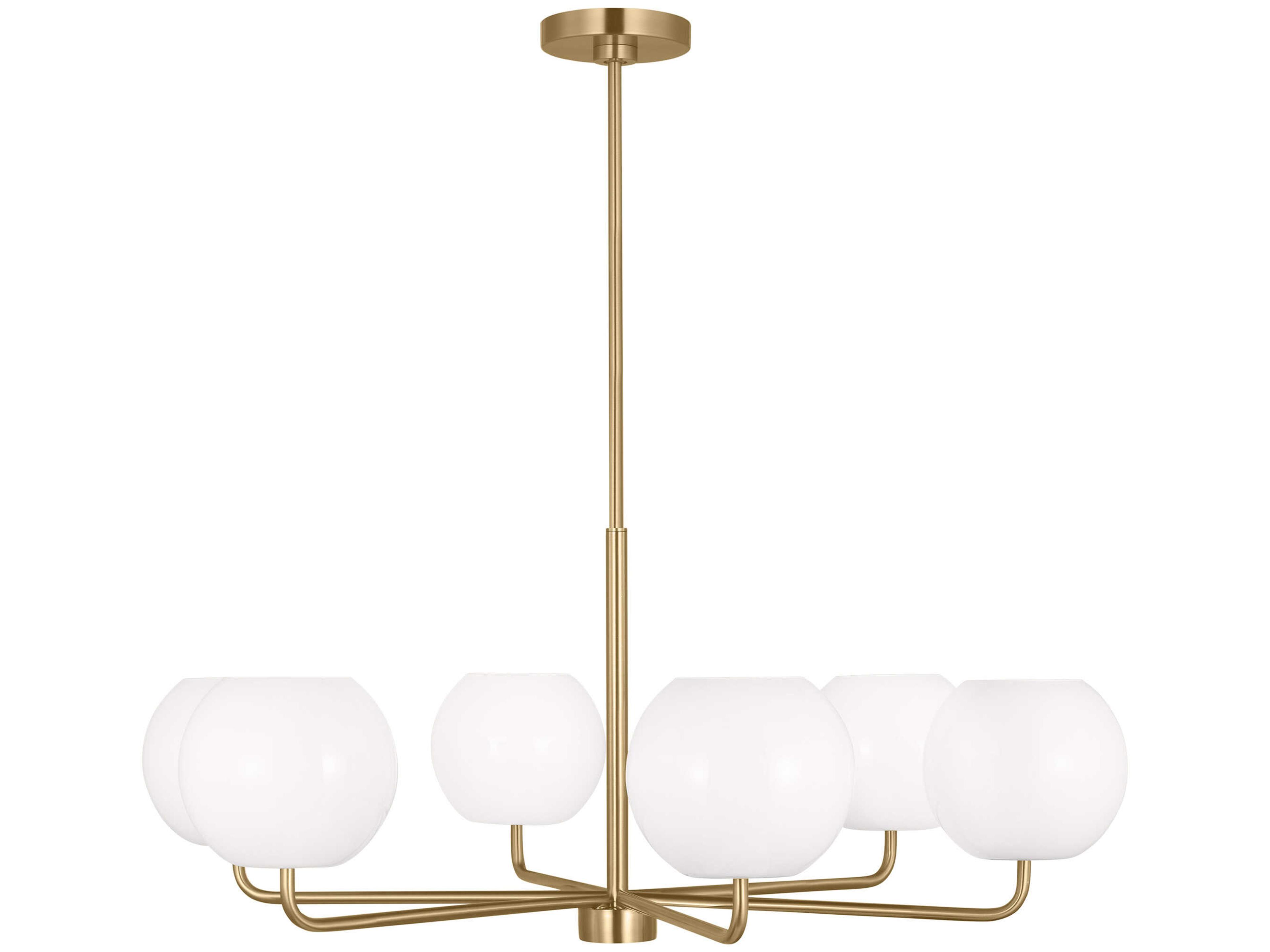 Generation Lighting Rory 6-Light Satin Bronze Globe Chandelier