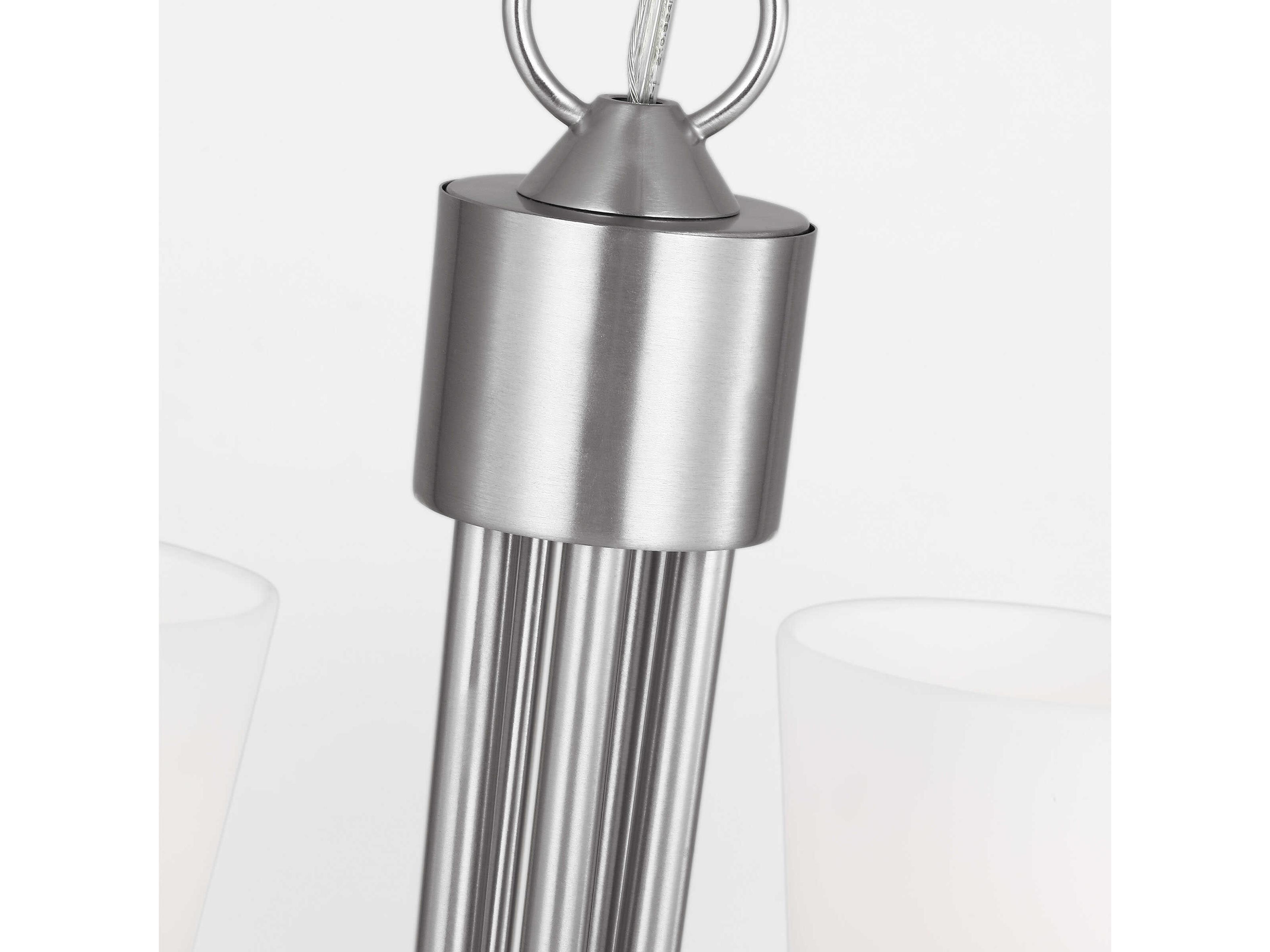 Generation Lighting Miles 5-Light Brushed Nickel Bell Chandelier