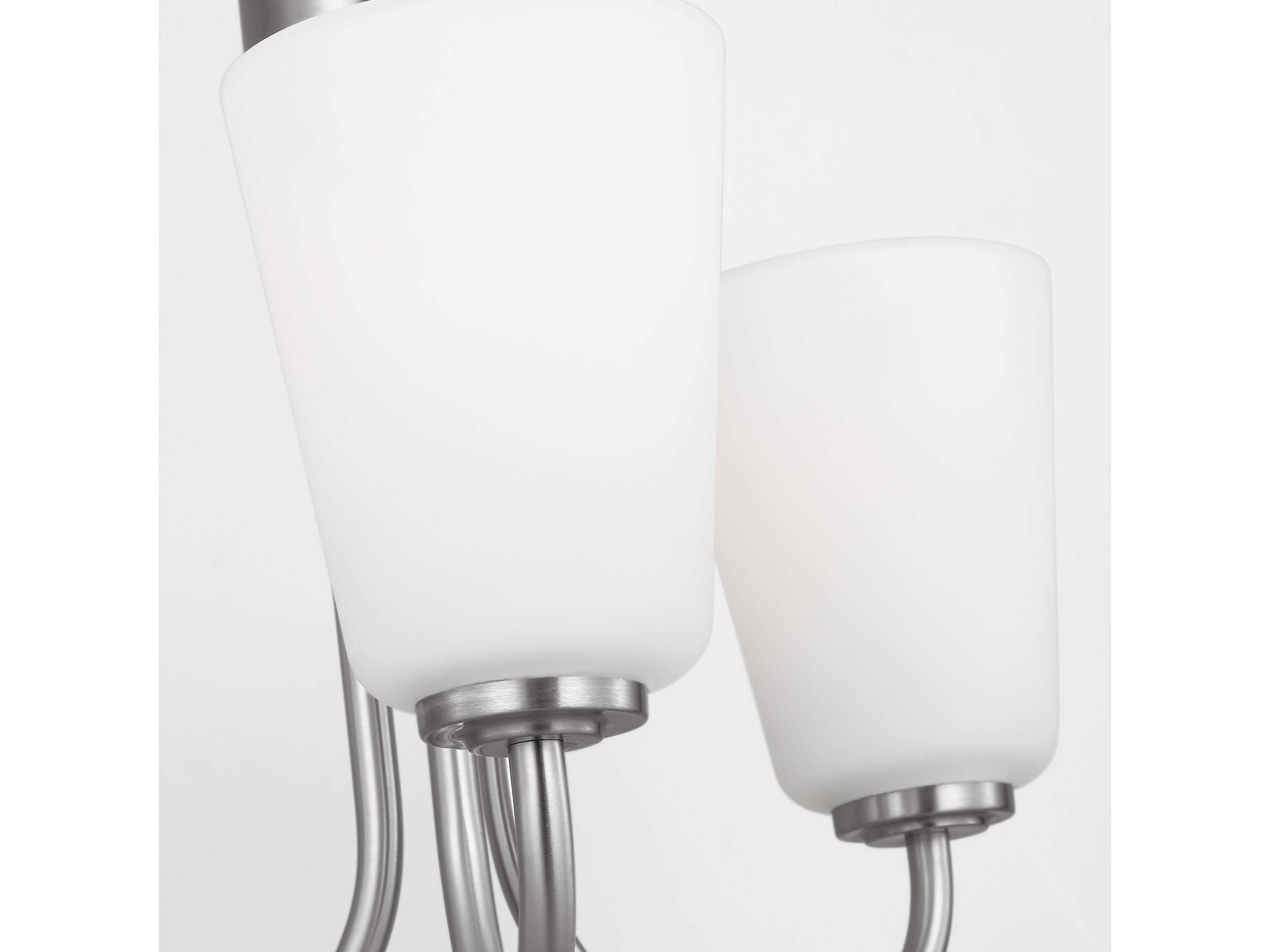 Generation Lighting Miles 3-Light Brushed Nickel Bell Chandelier