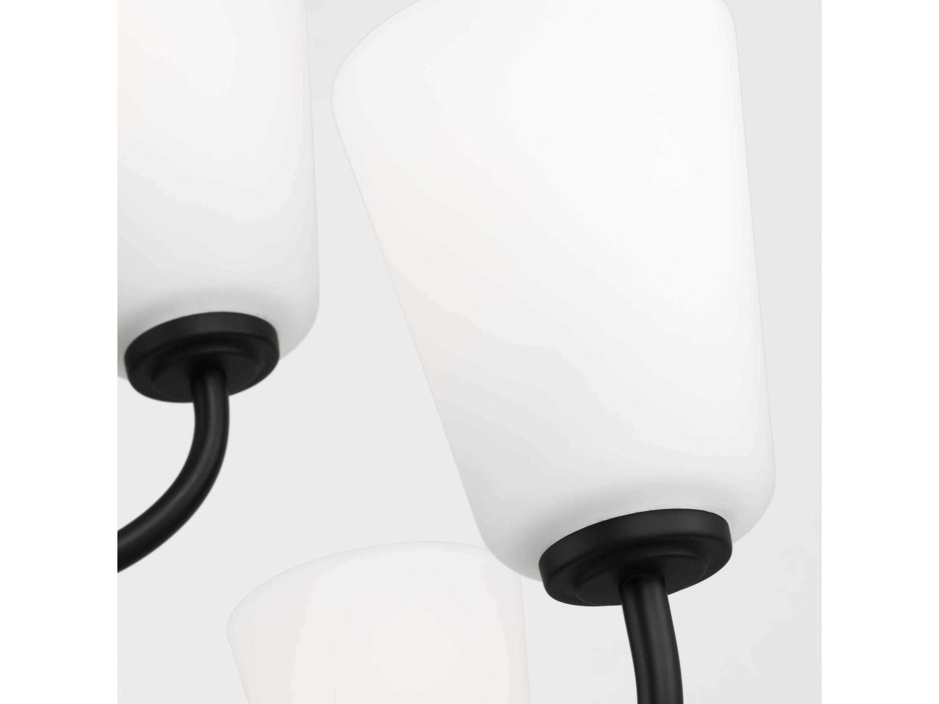 Generation Lighting Miles 9-Light Midnight Black Bell Chandelier