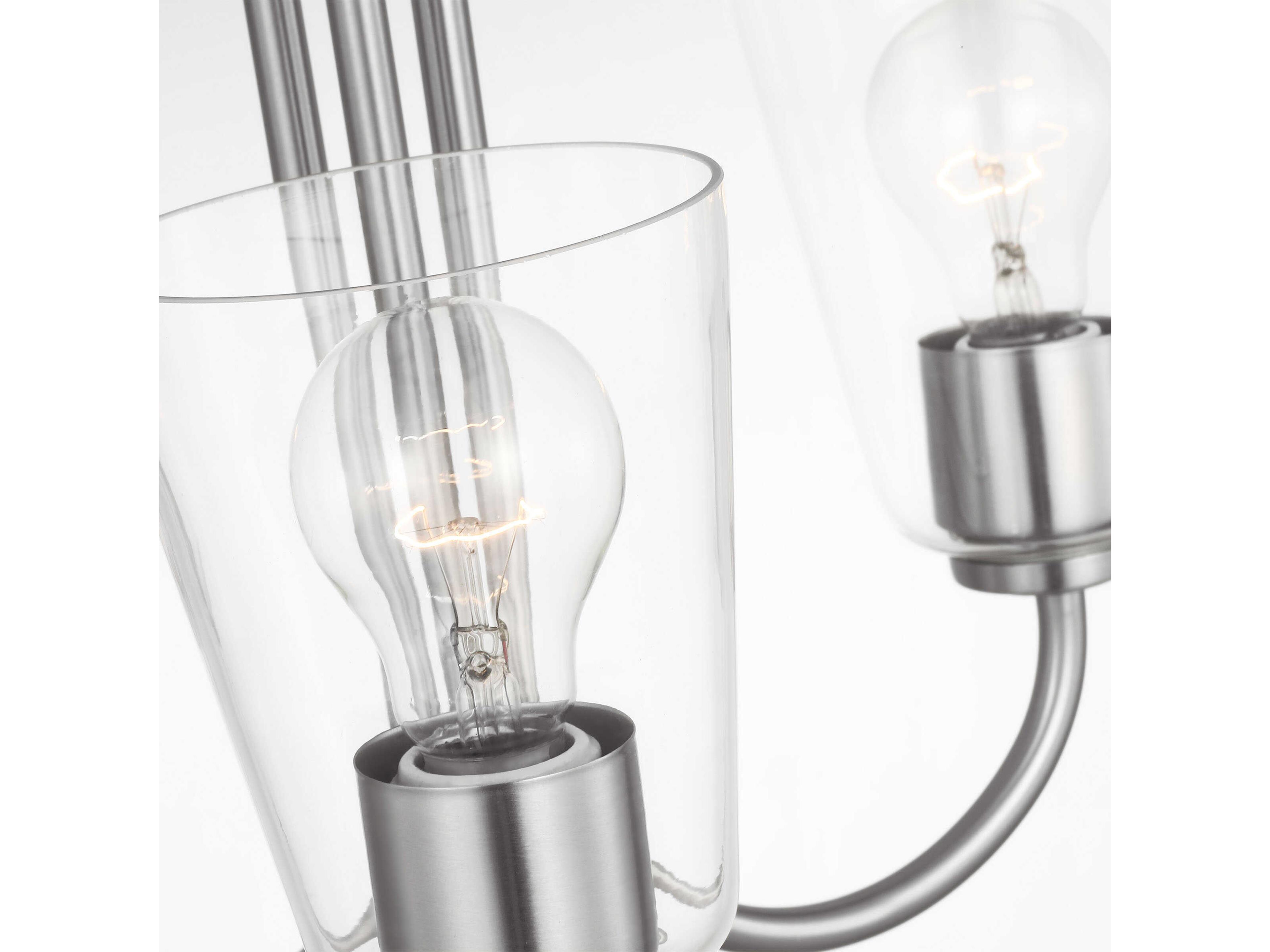 Generation Lighting Miles 3-Light Brushed Nickel Bell Chandelier