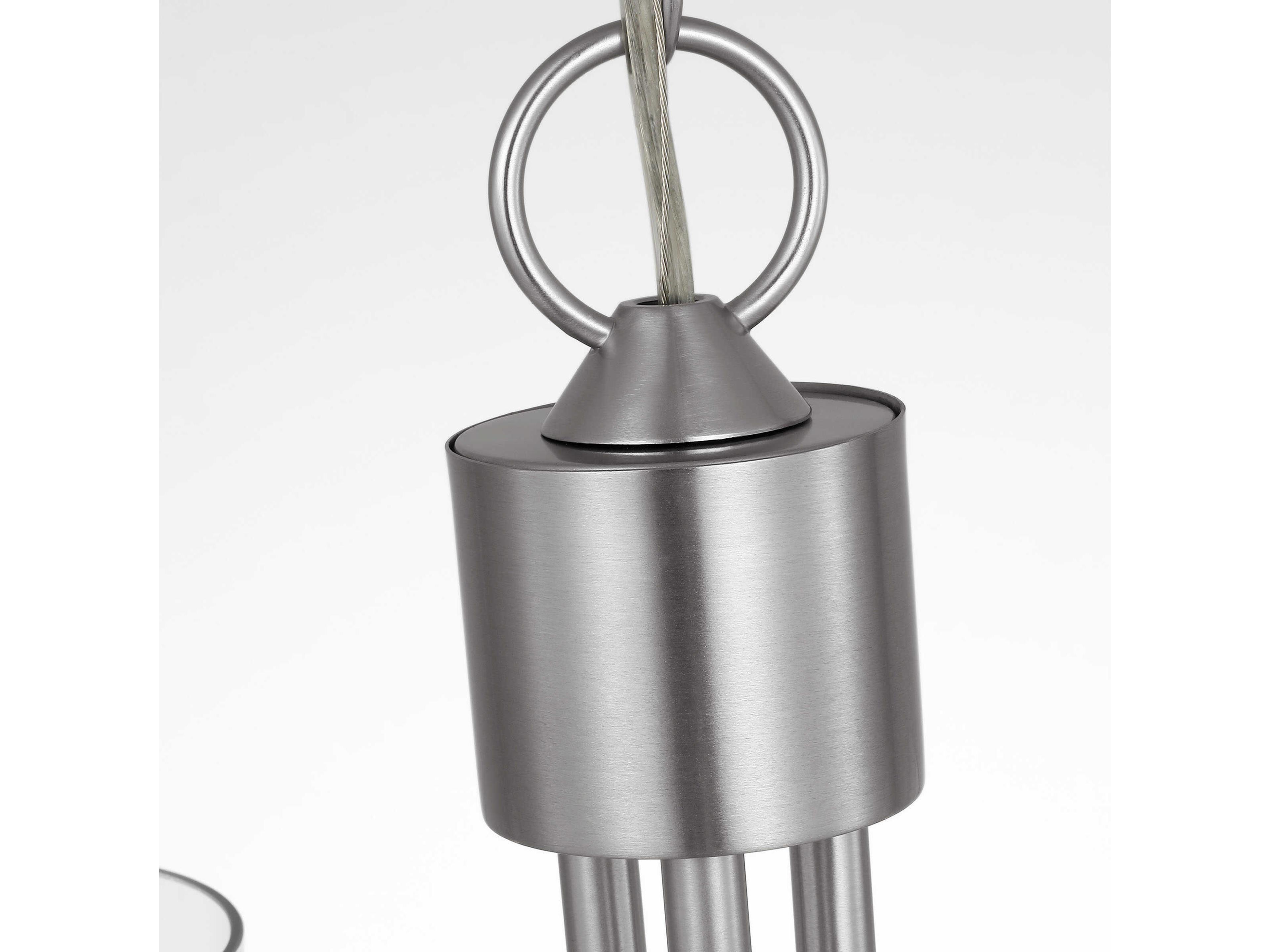 Generation Lighting Miles 3-Light Brushed Nickel Bell Chandelier