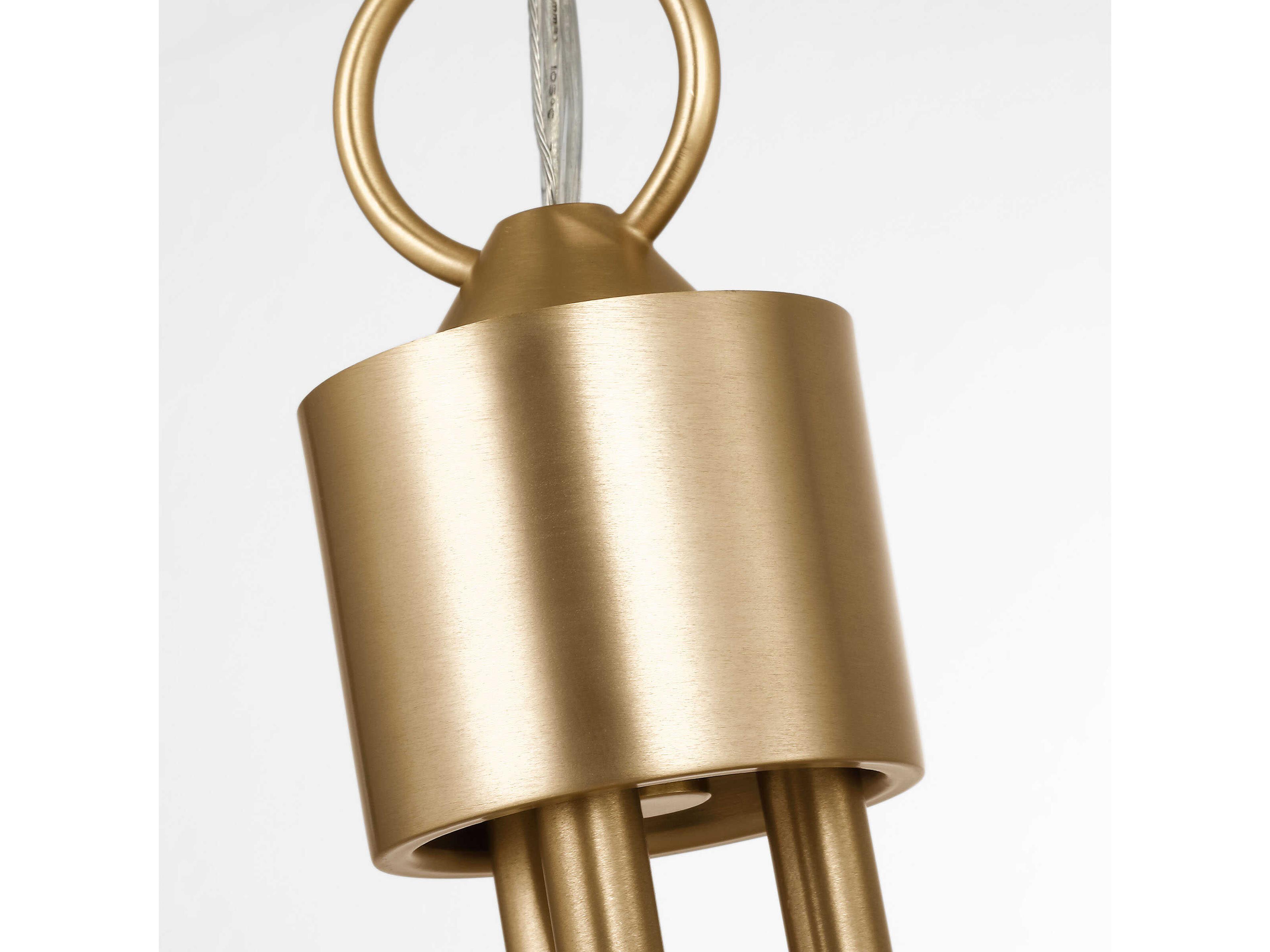 Generation Lighting Miles 3-Light Satin Brass Bell Chandelier