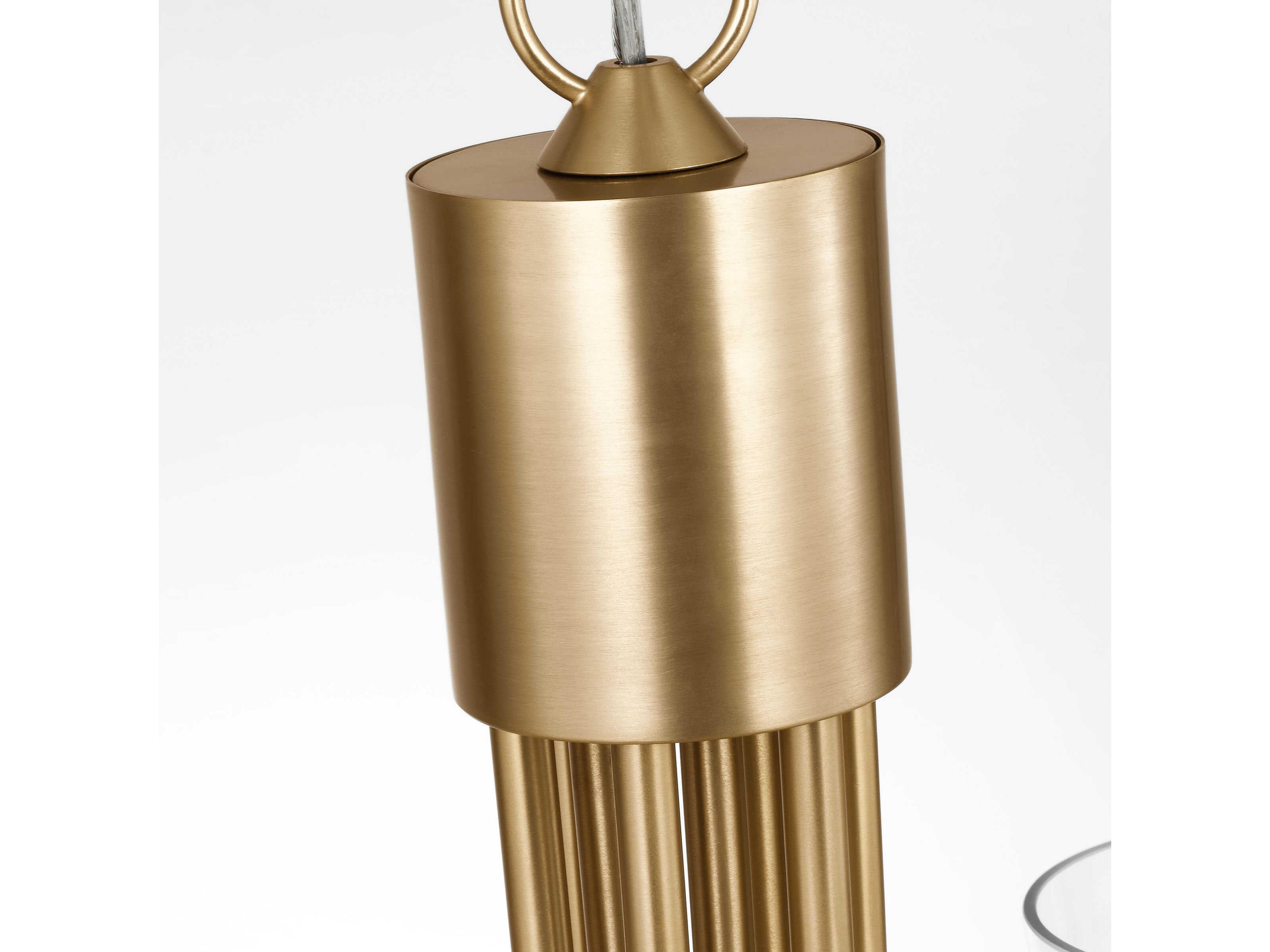 Generation Lighting Miles 9-Light Satin Brass Bell Chandelier