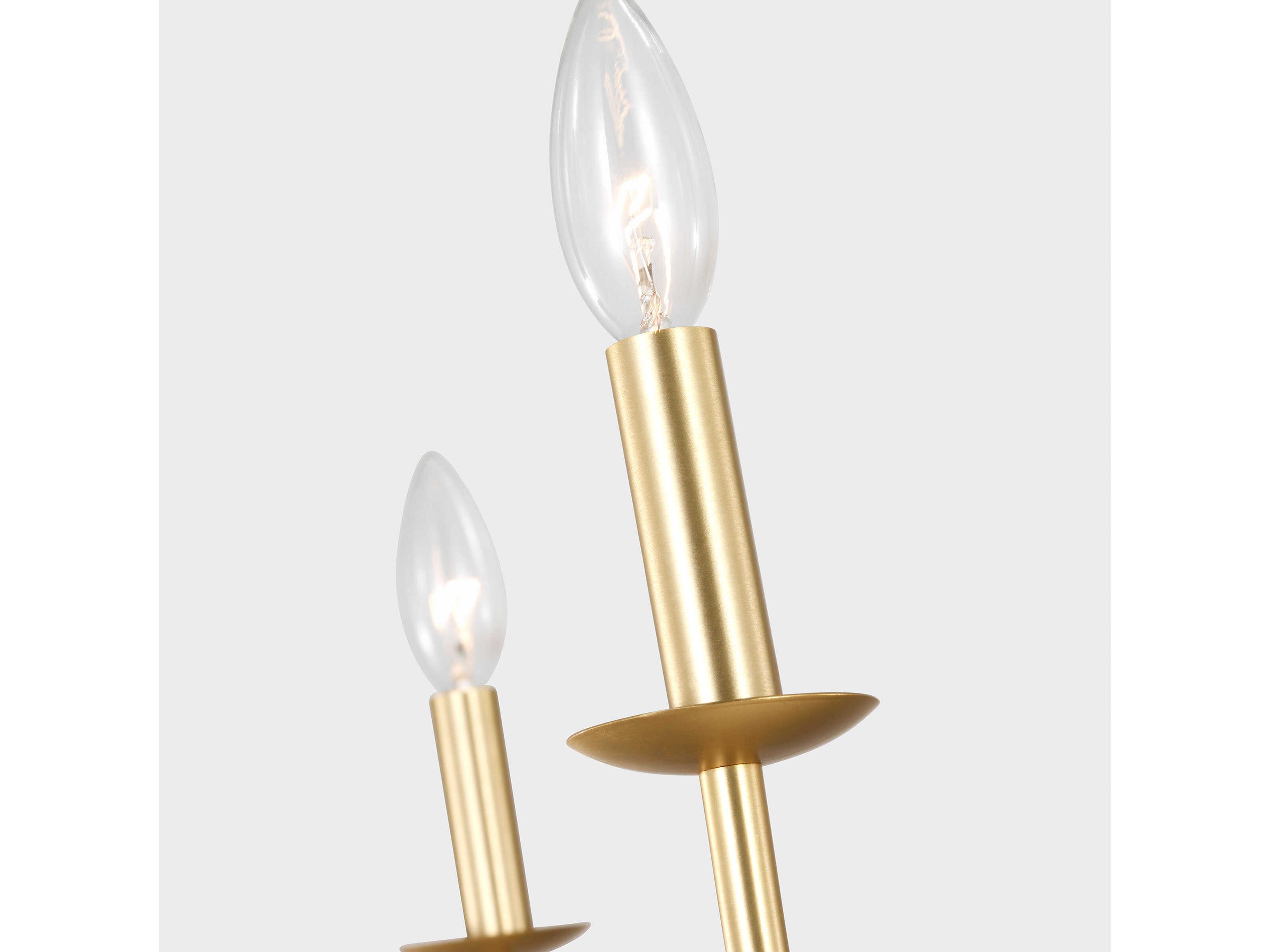 Generation Lighting Abells 6-Light Satin Brass Chandelier