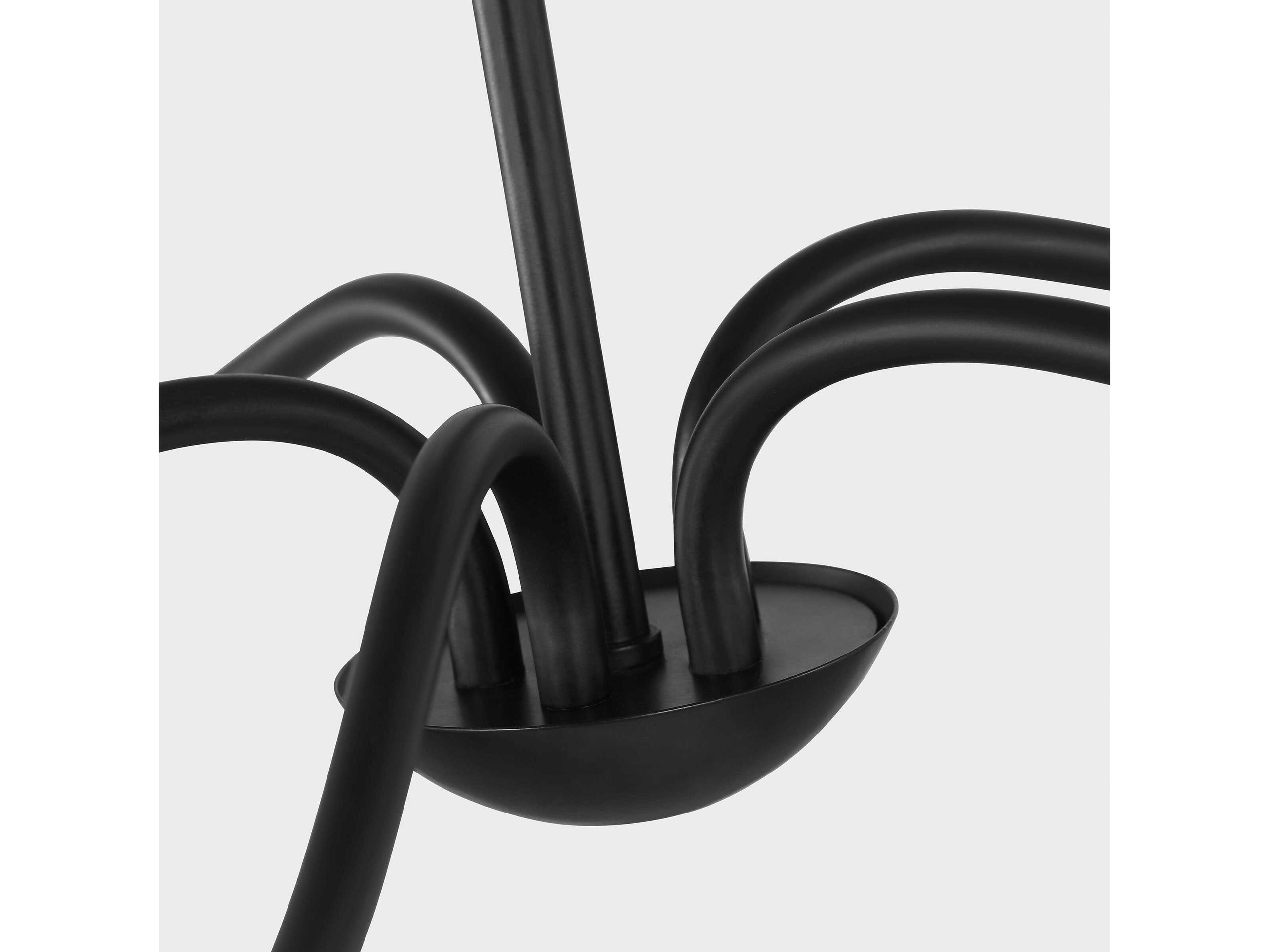 Generation Lighting Abells 5-Light Midnight Black Chandelier