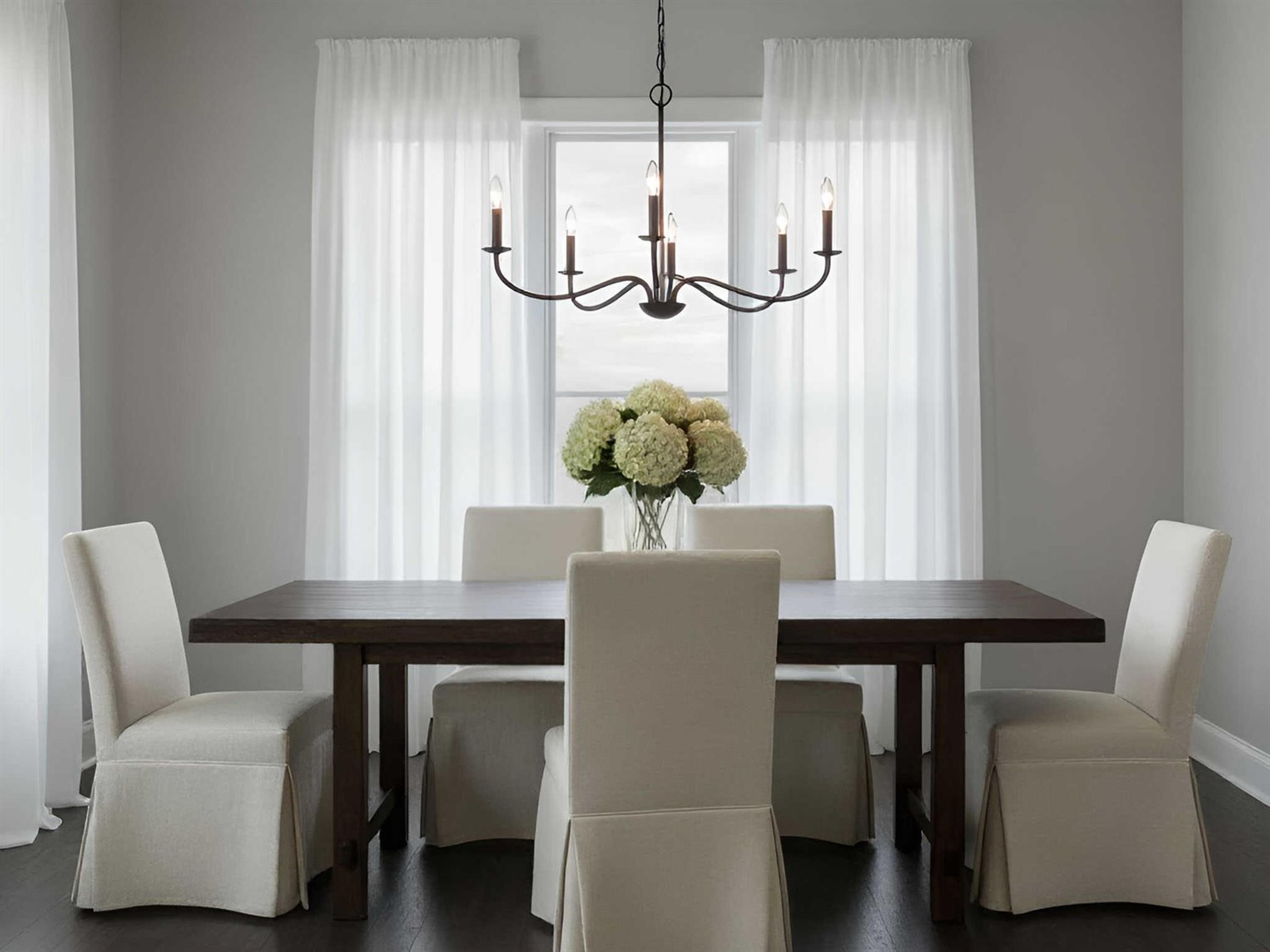 Generation Lighting Abells 5-Light Midnight Black Chandelier