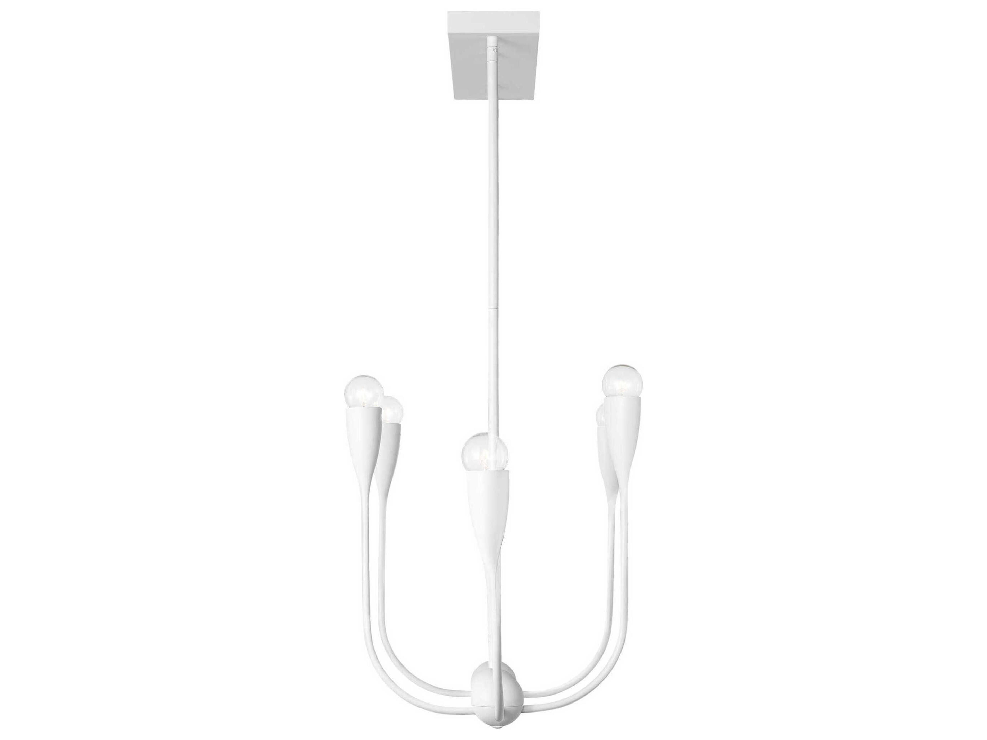 Generation Lighting Maya 6-Light Matte White Island Pendant