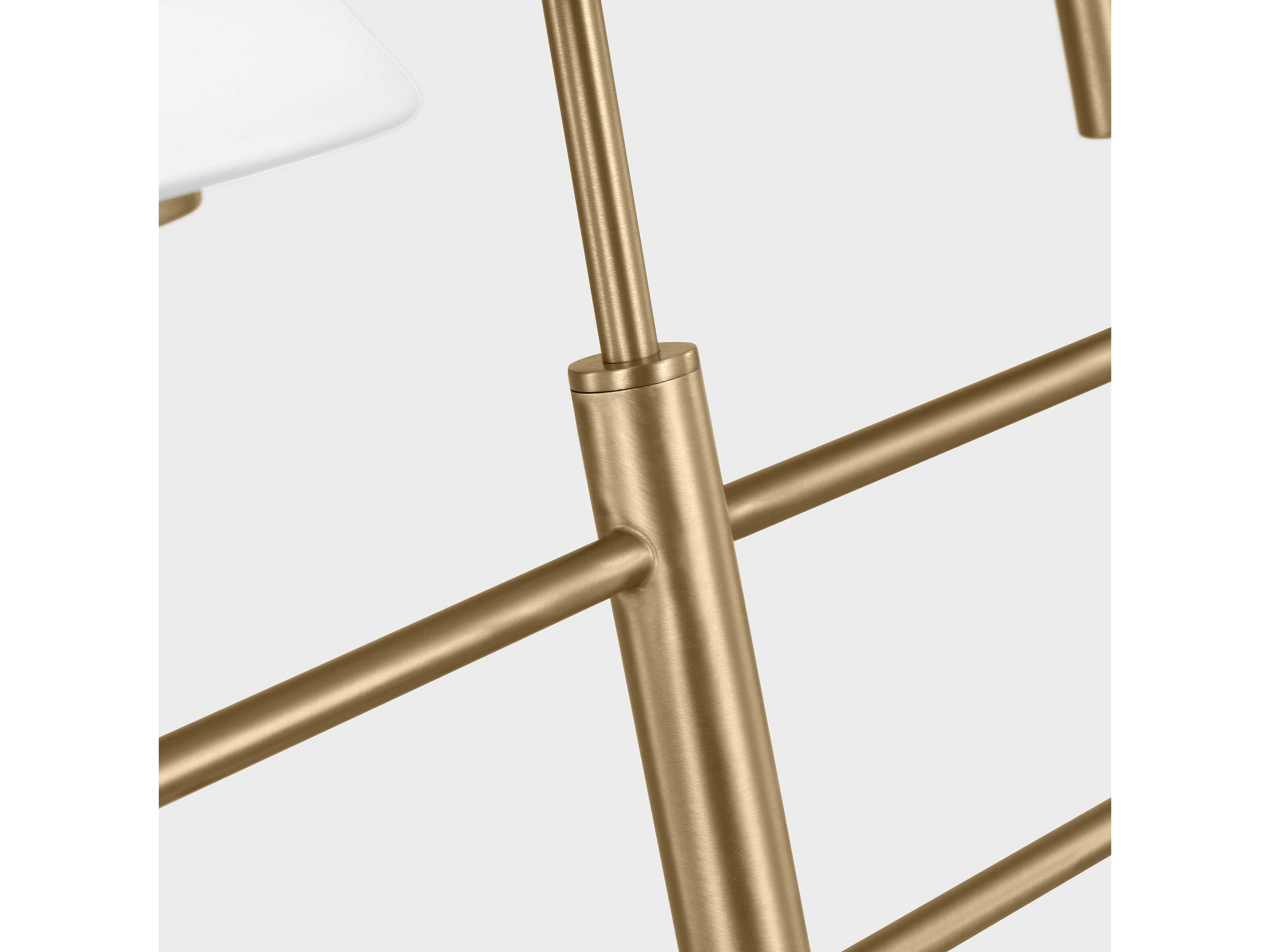 Generation Lighting Mendota 4-Light Satin Brass Chandelier