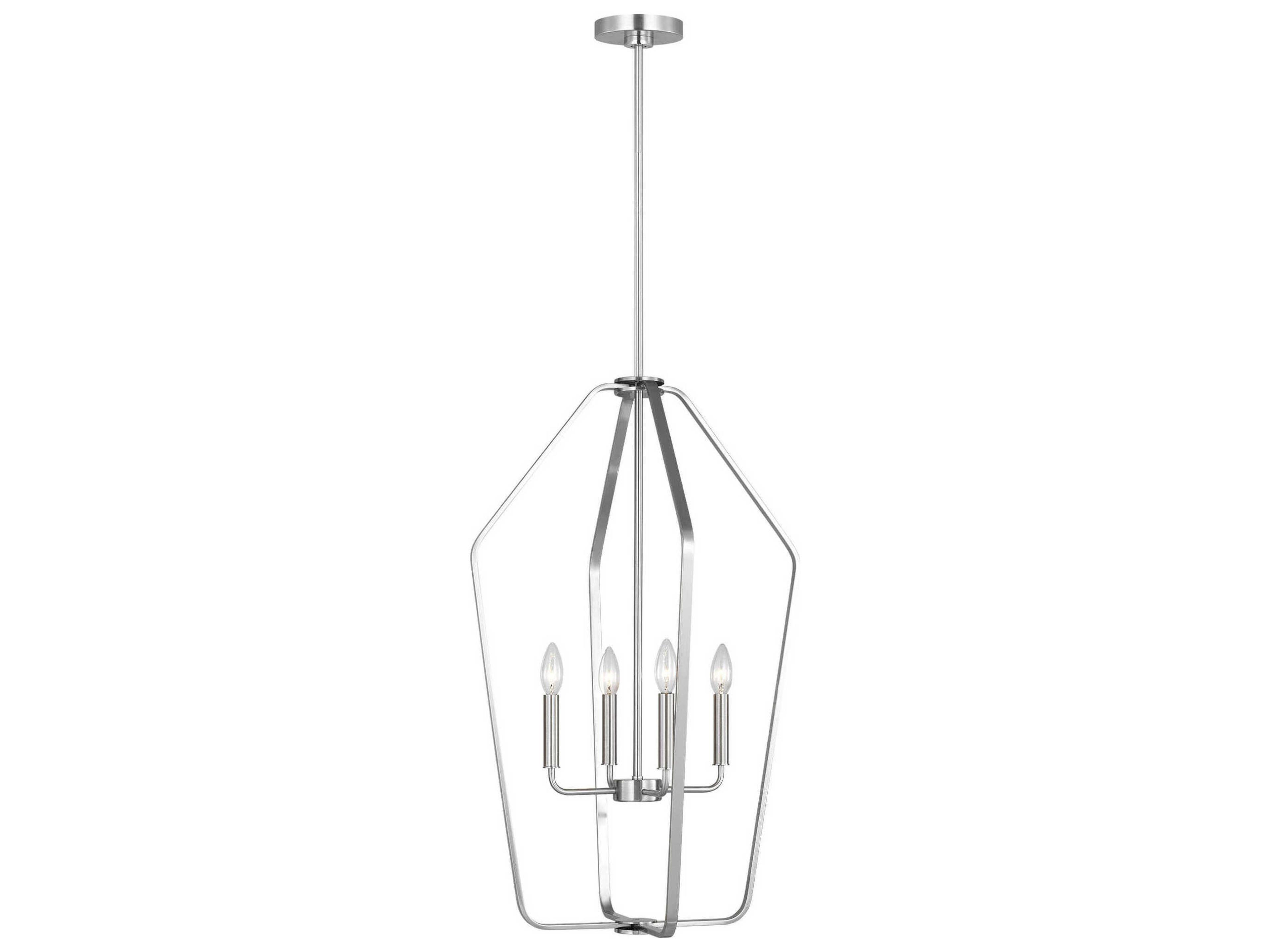 Kennan 4-Light Brushed Nickel Chandelier