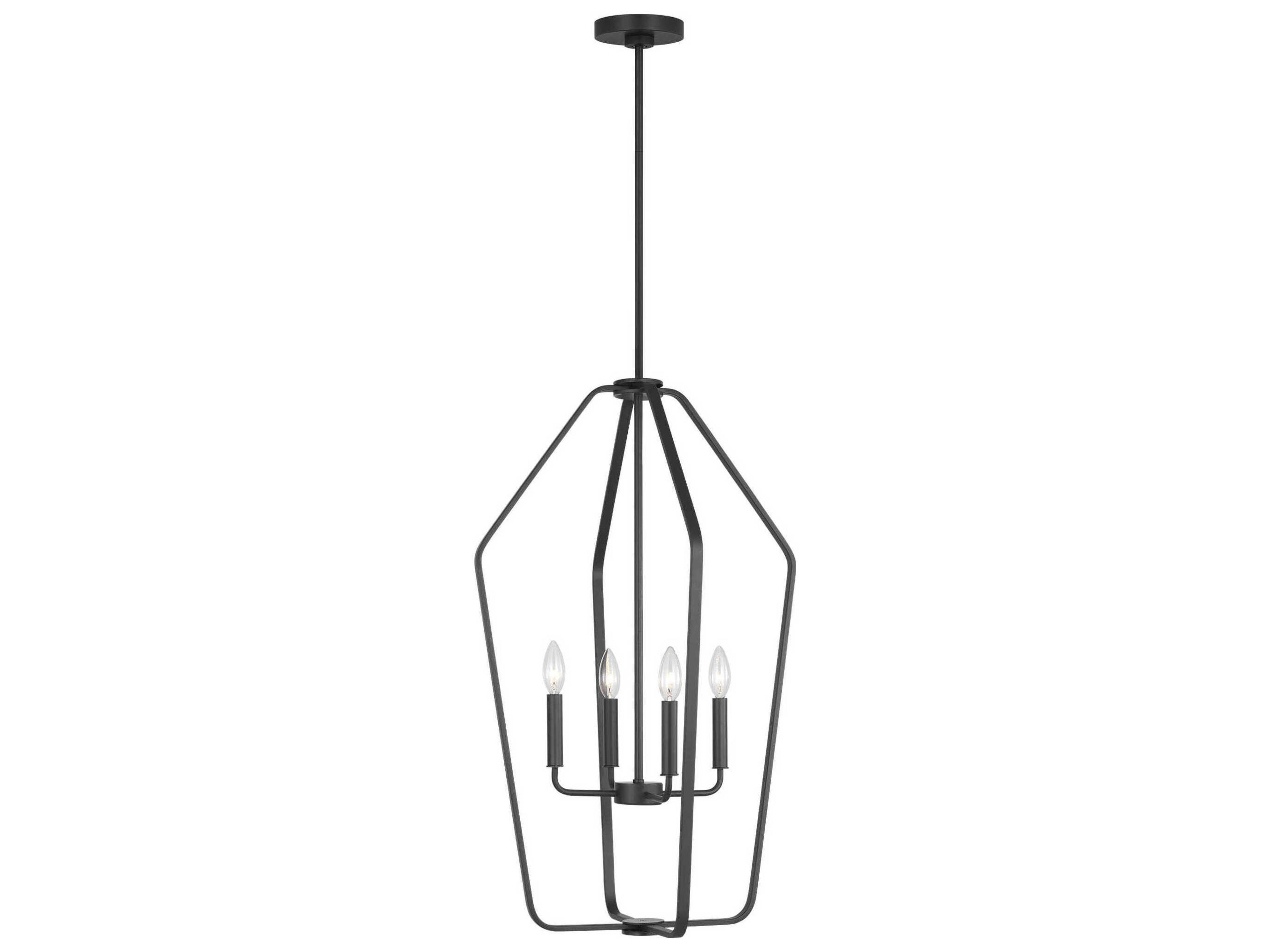 Kennan 4-Light Midnight Black Chandelier
