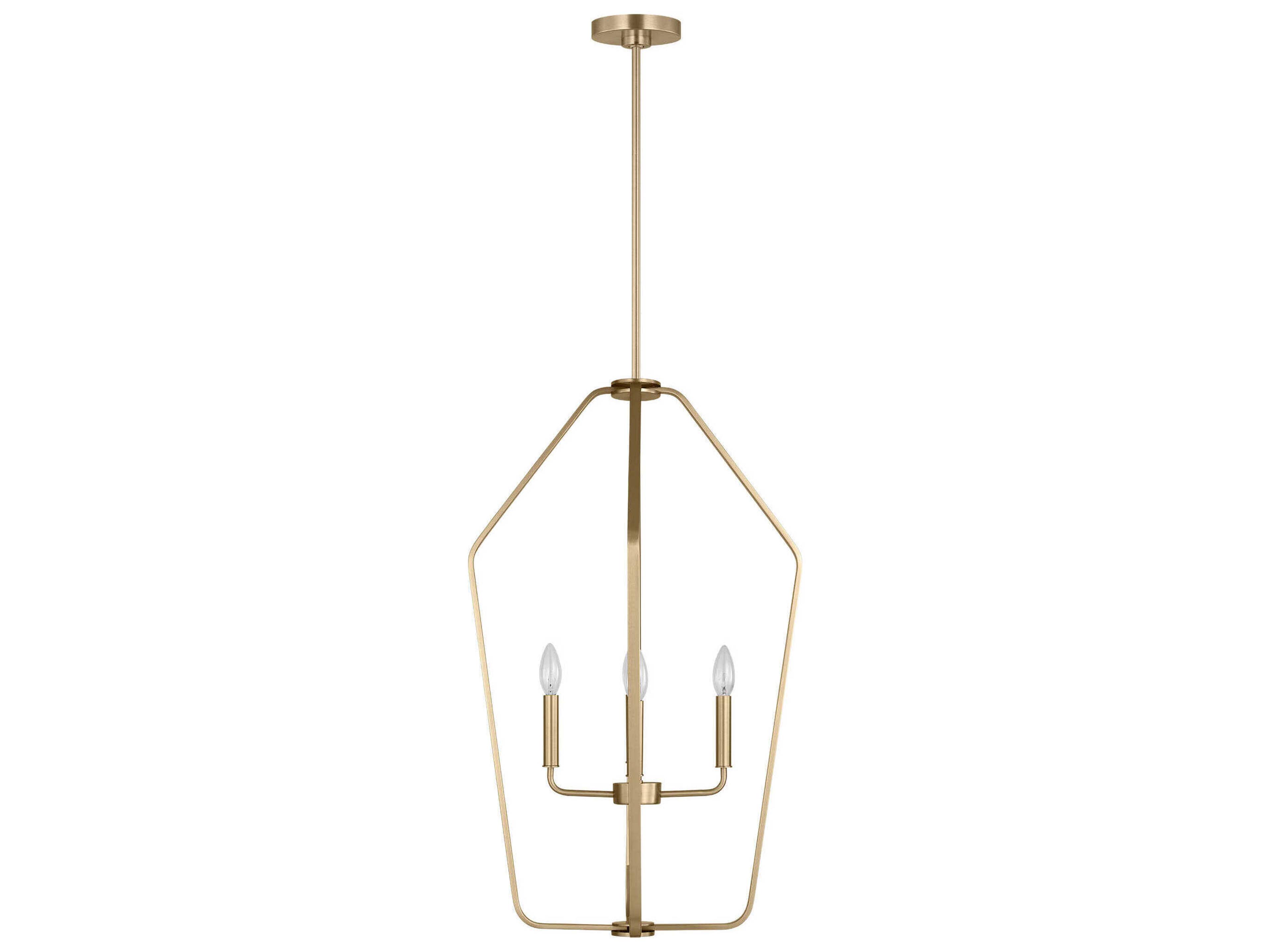 Generation Lighting Kennan 4-Light Satin Brass Chandelier
