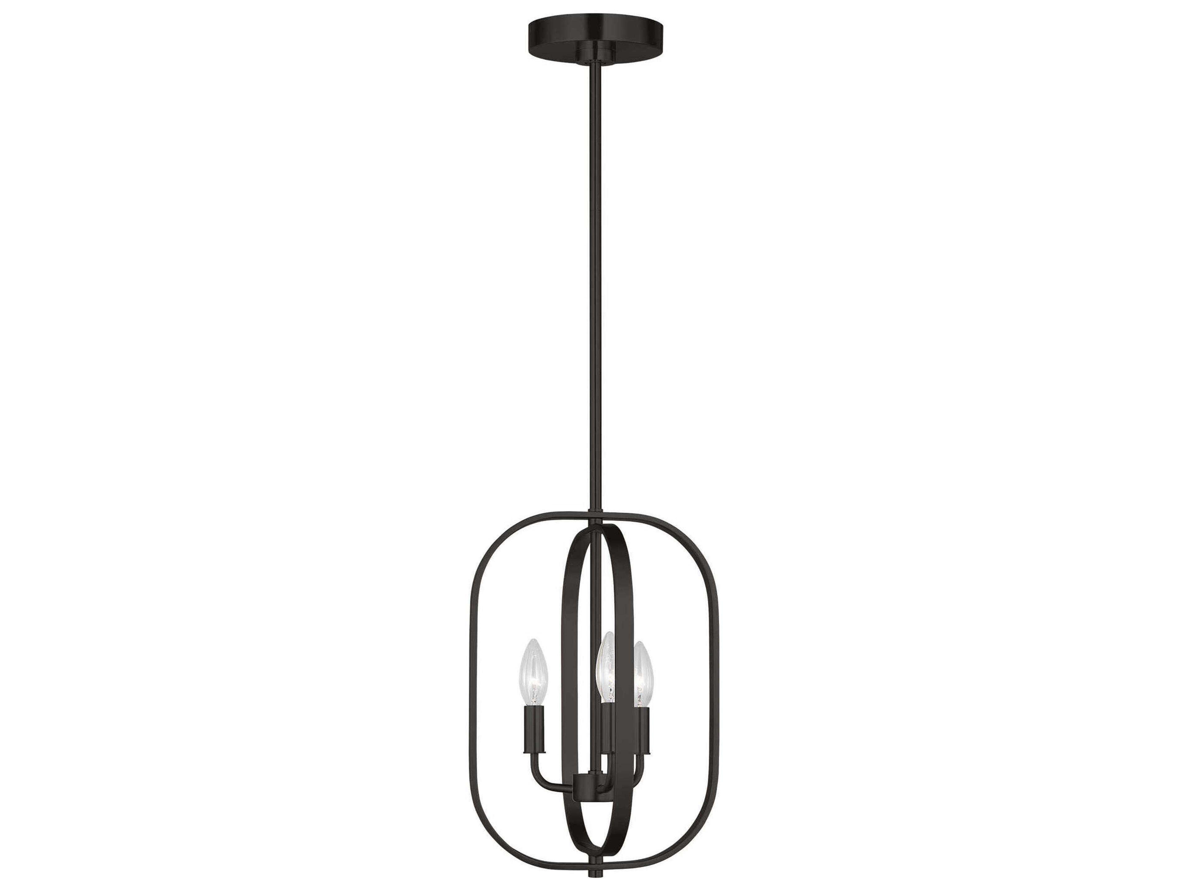 Loretto 3-Light Midnight Black Chandelier