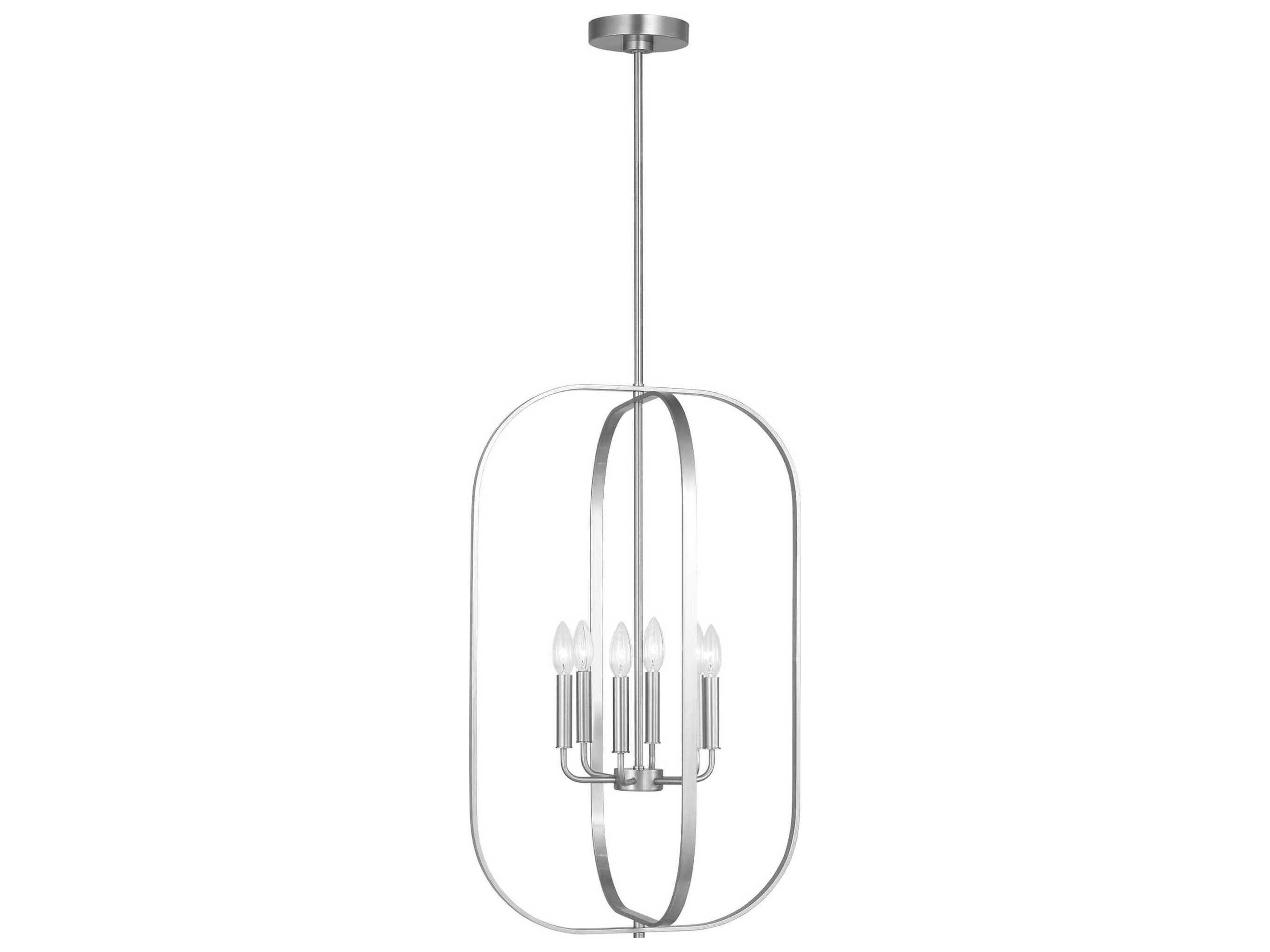 Loretto 6-Light Brushed Nickel Chandelier