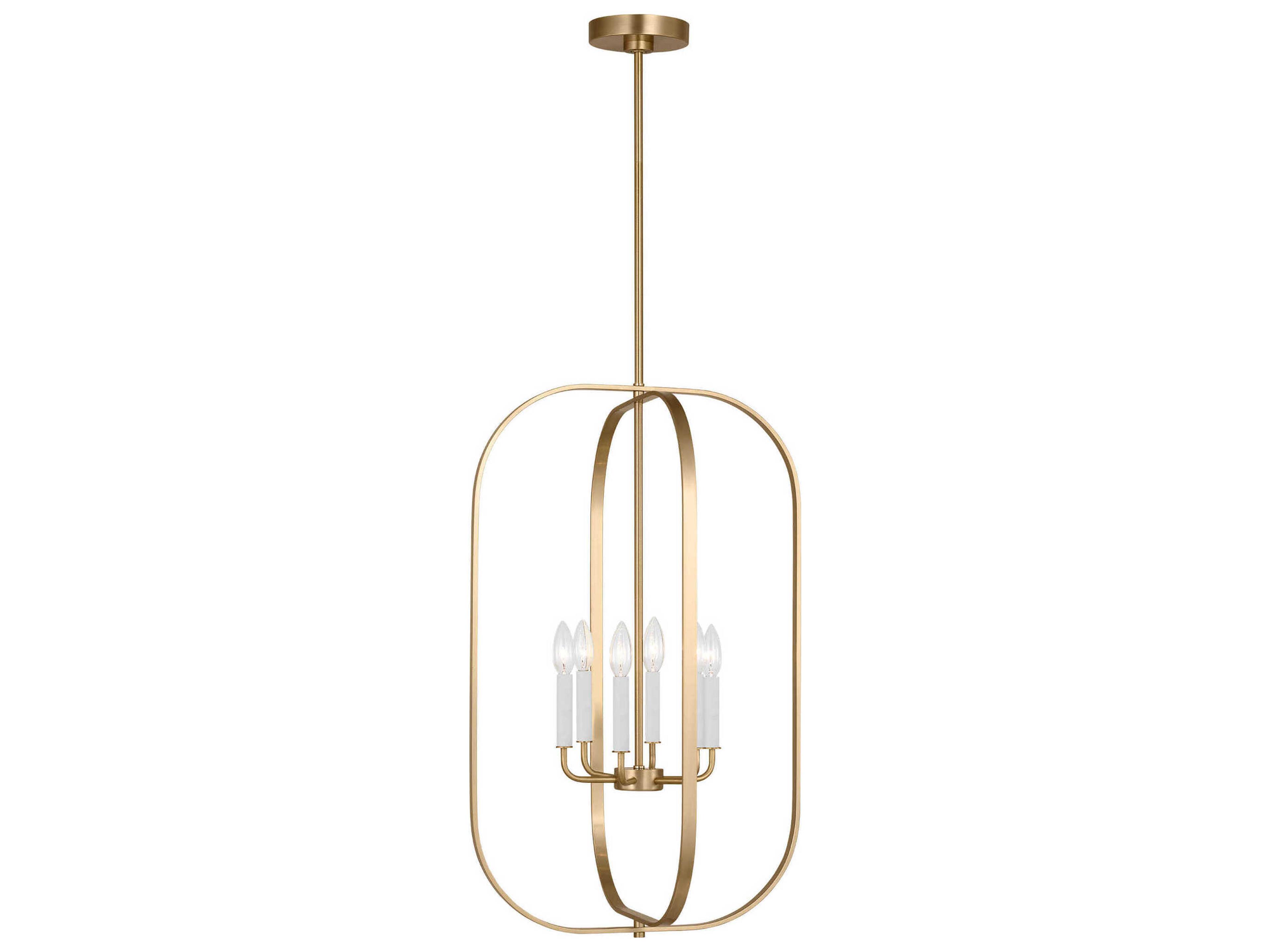 Generation Lighting Loretto 6-Light Satin Brass Chandelier