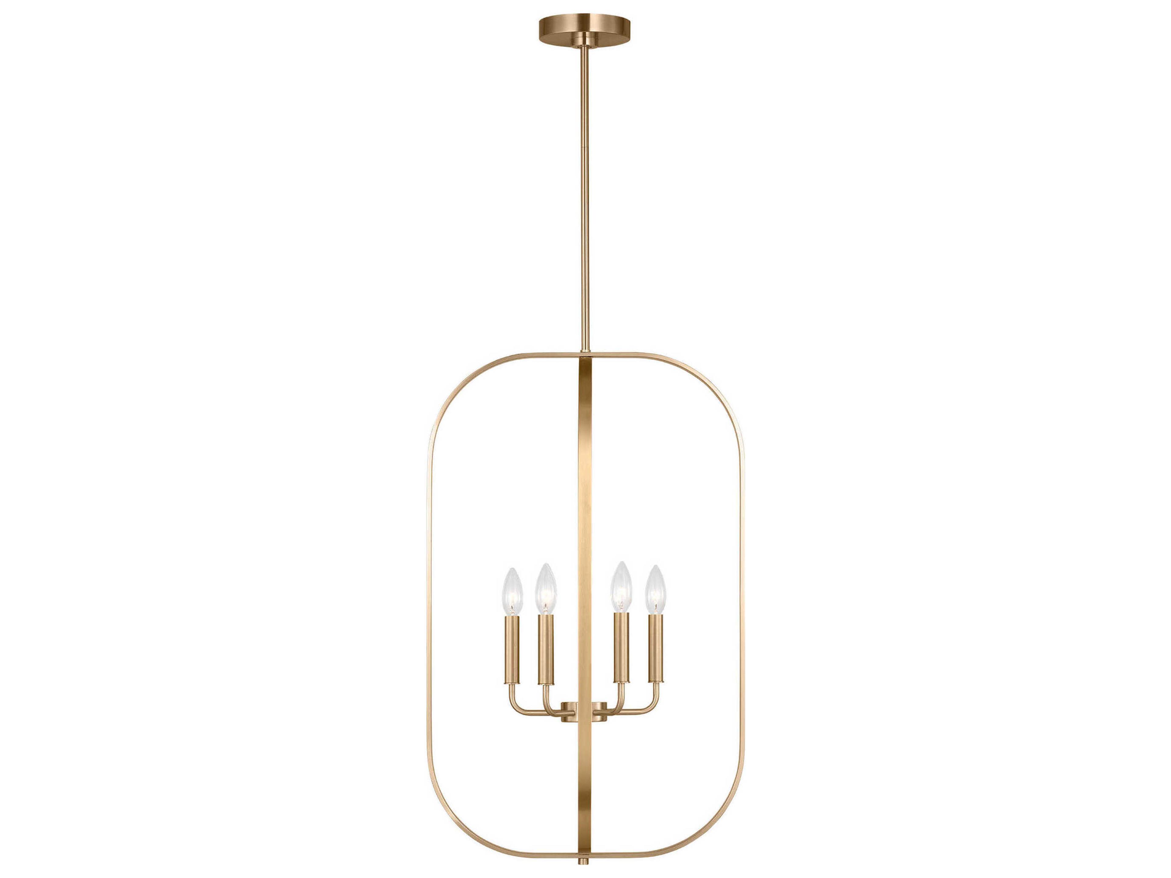 Generation Lighting Loretto 6-Light Satin Brass Chandelier