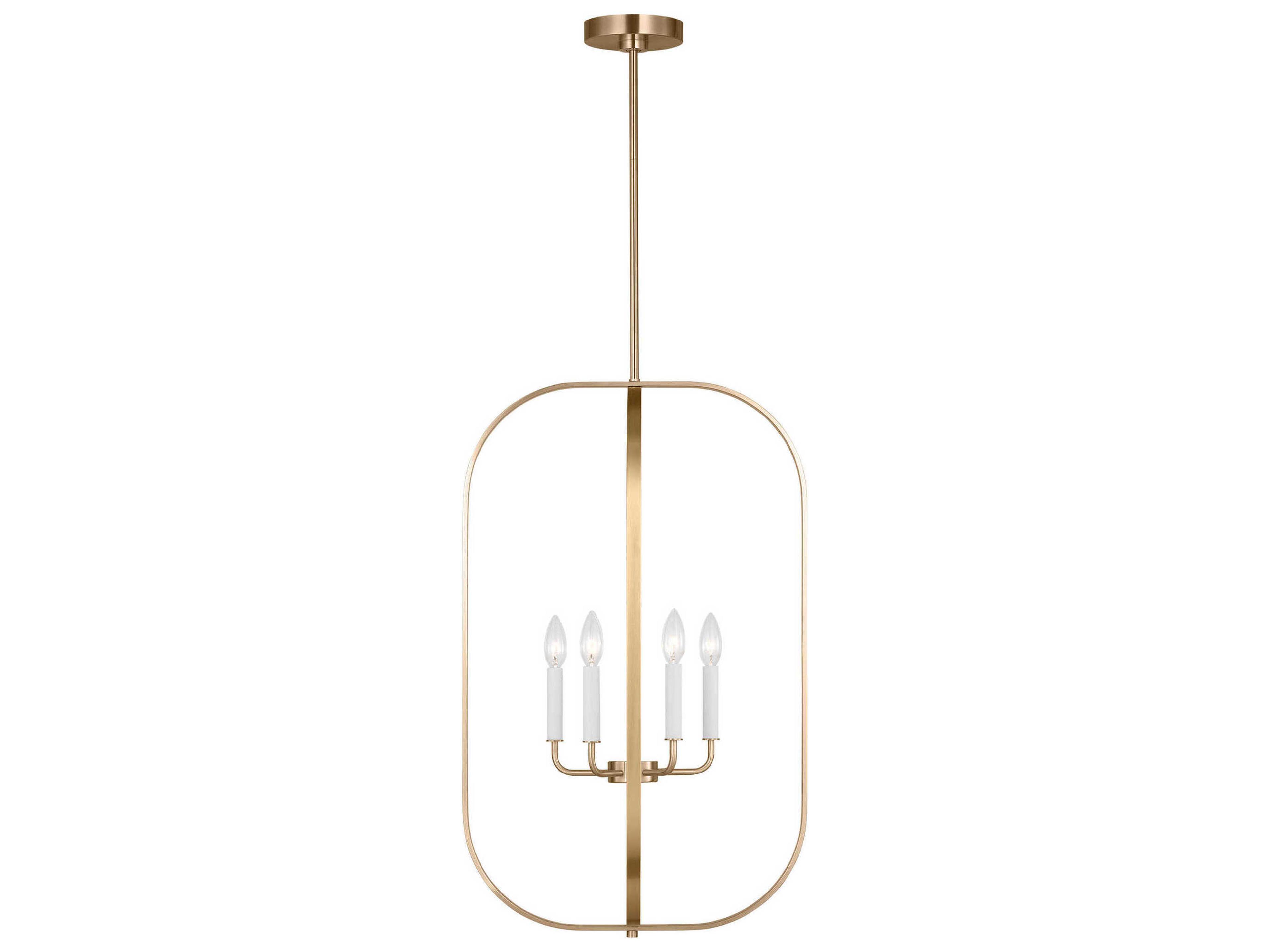 Generation Lighting Loretto 6-Light Satin Brass Chandelier