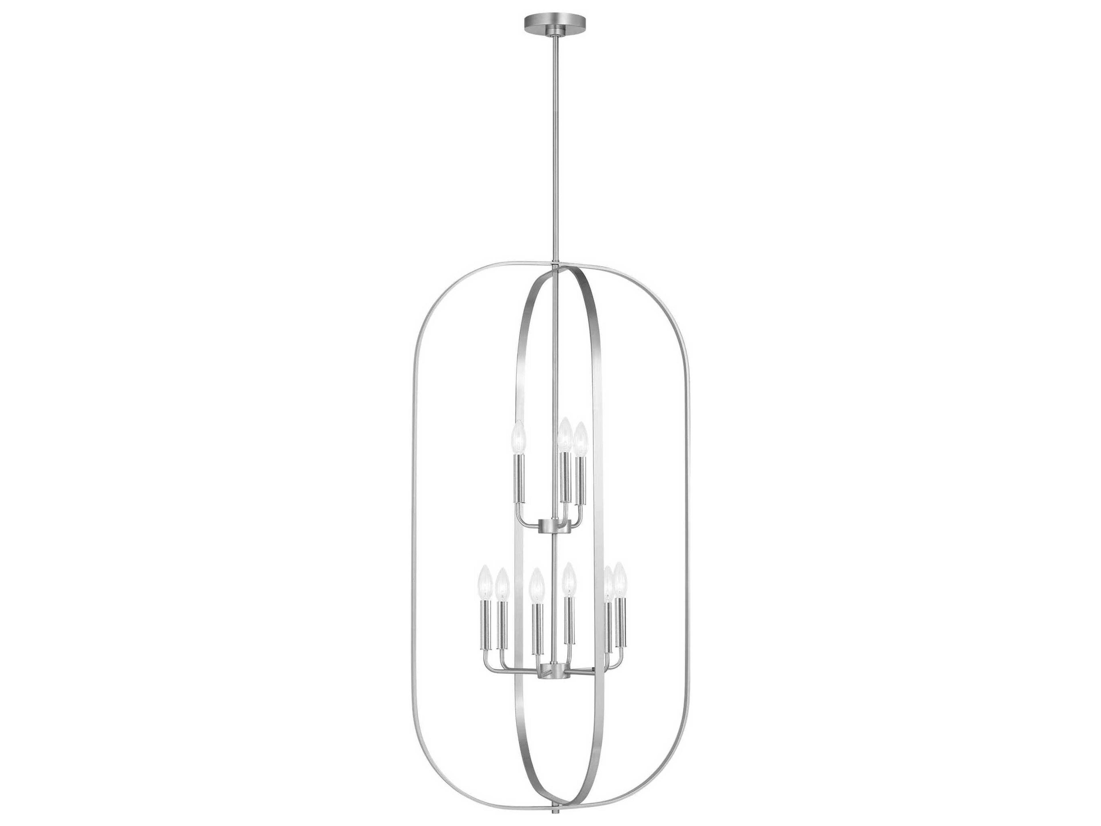 Loretto 9-Light Brushed Nickel Chandelier