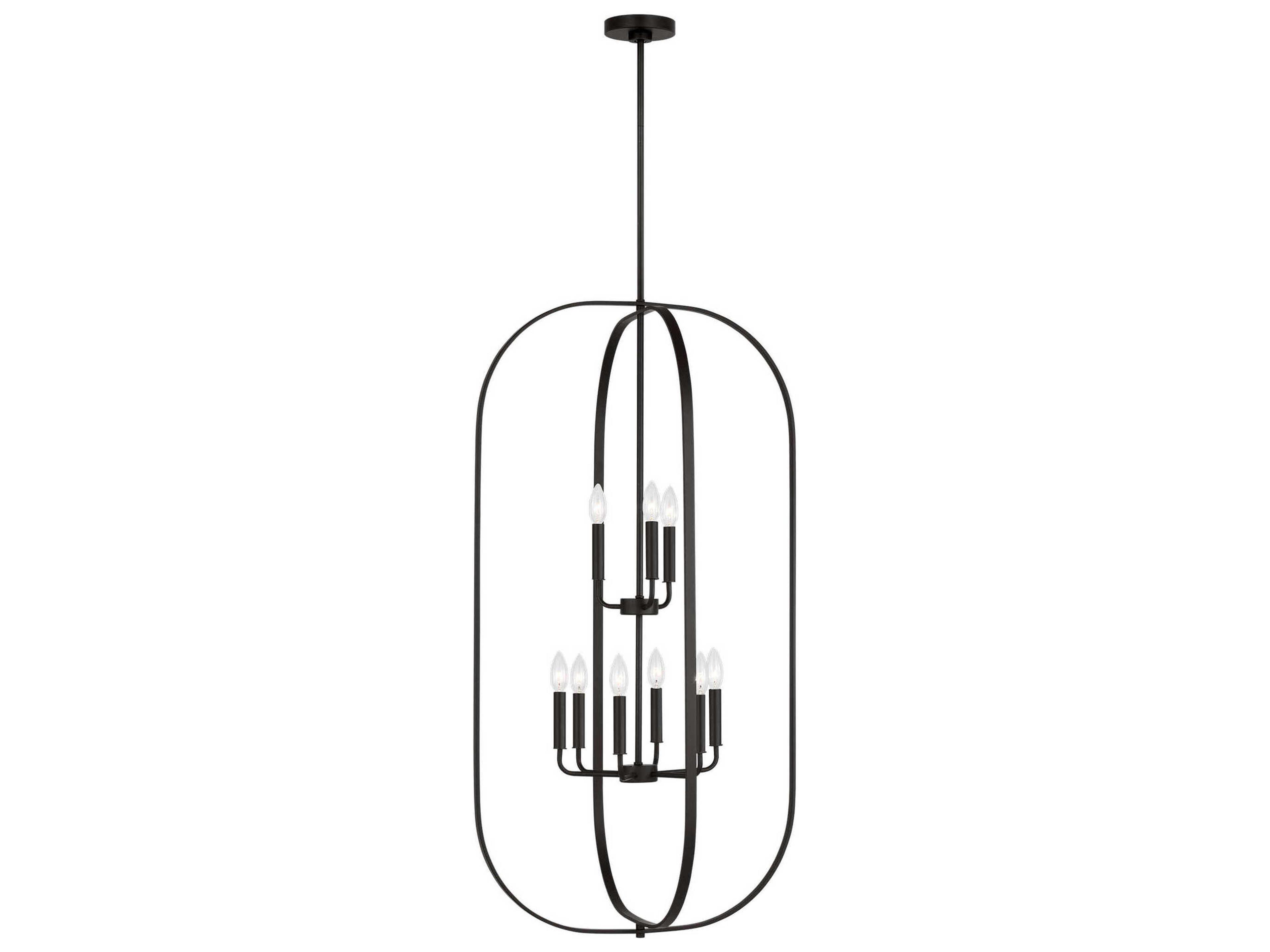 Loretto 9-Light Midnight Black Chandelier