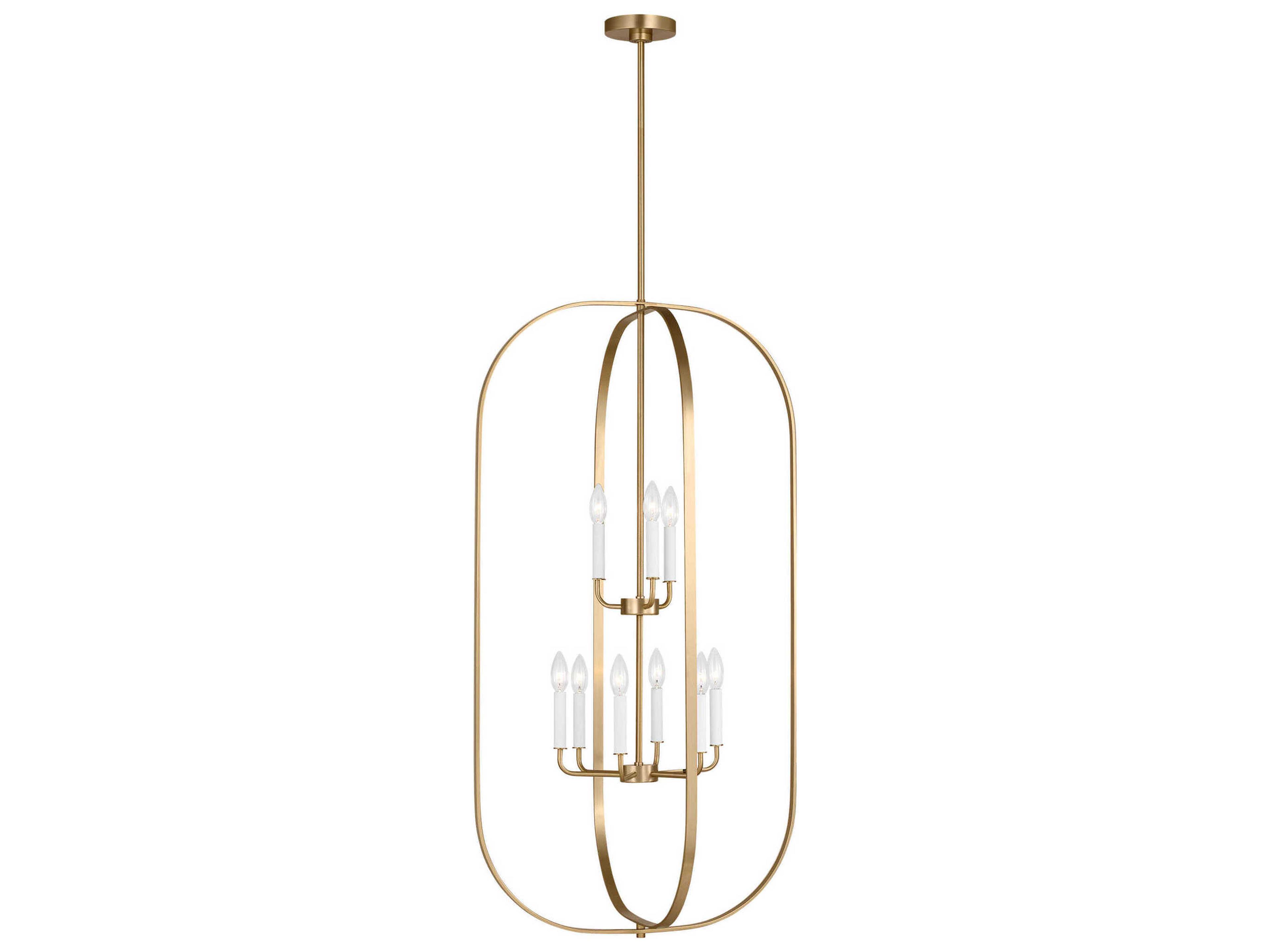 Generation Lighting Loretto 9-Light Satin Brass Chandelier