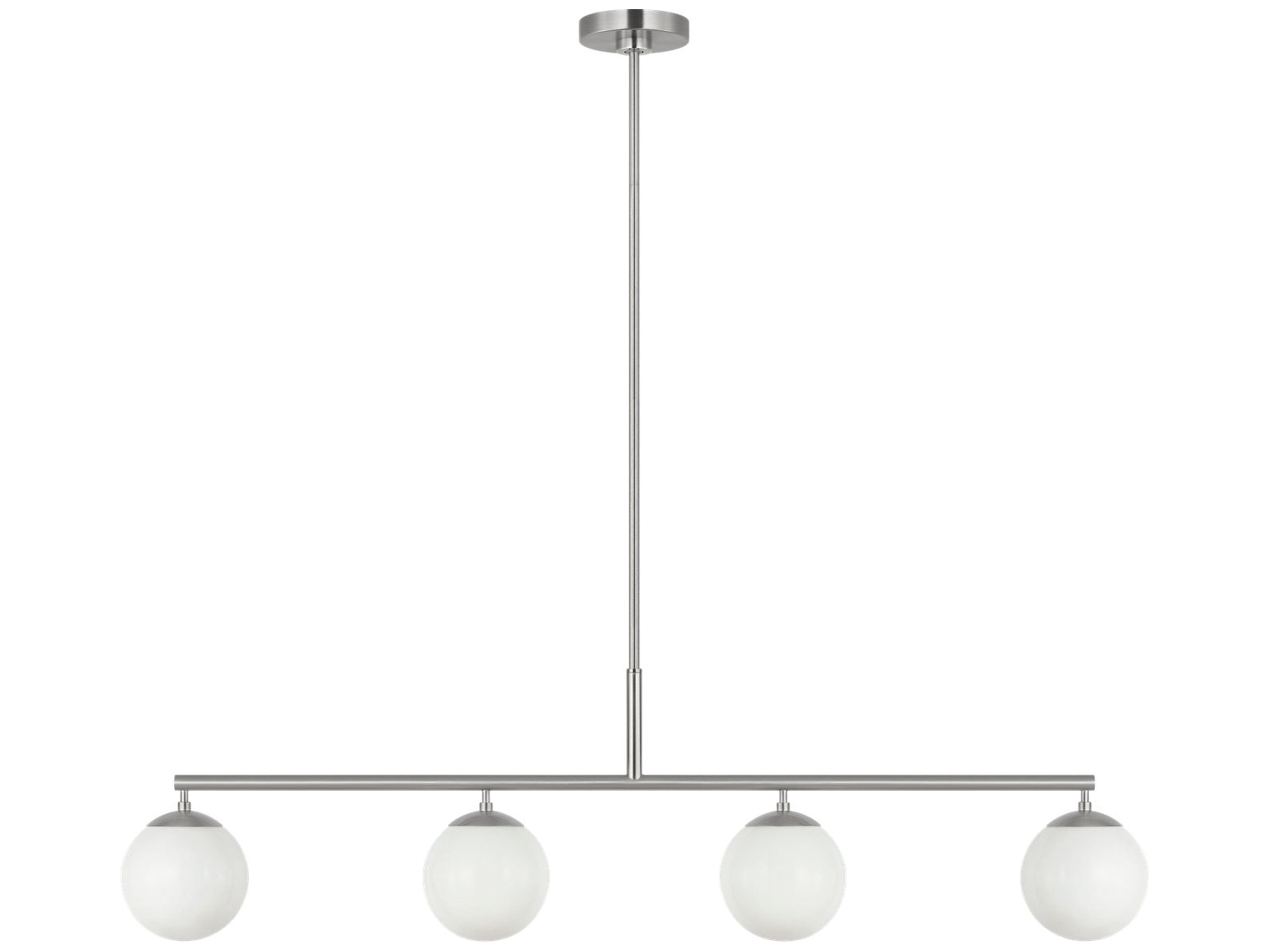 Generation Lighting Nube 4-Light Brushed Nickel Globe Island Pendant