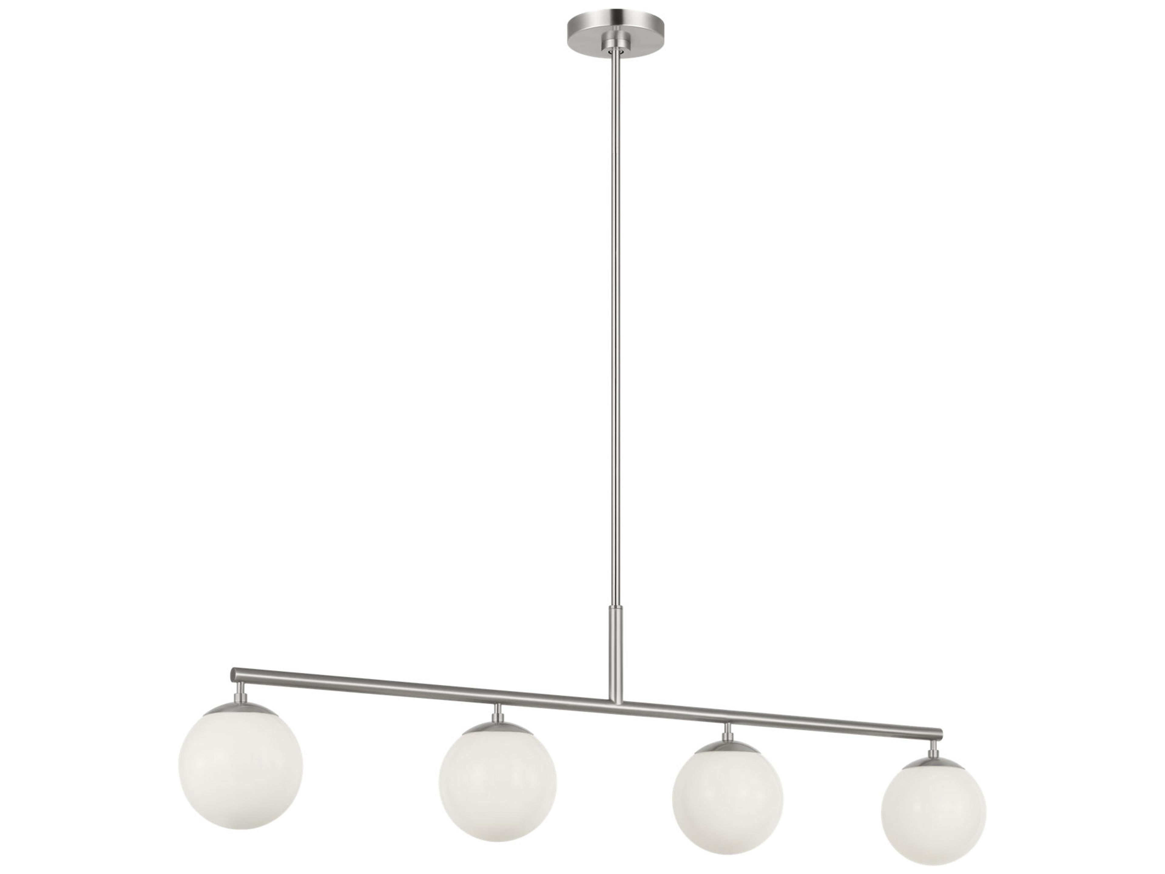 Generation Lighting Nube 4-Light Brushed Nickel Globe Island Pendant