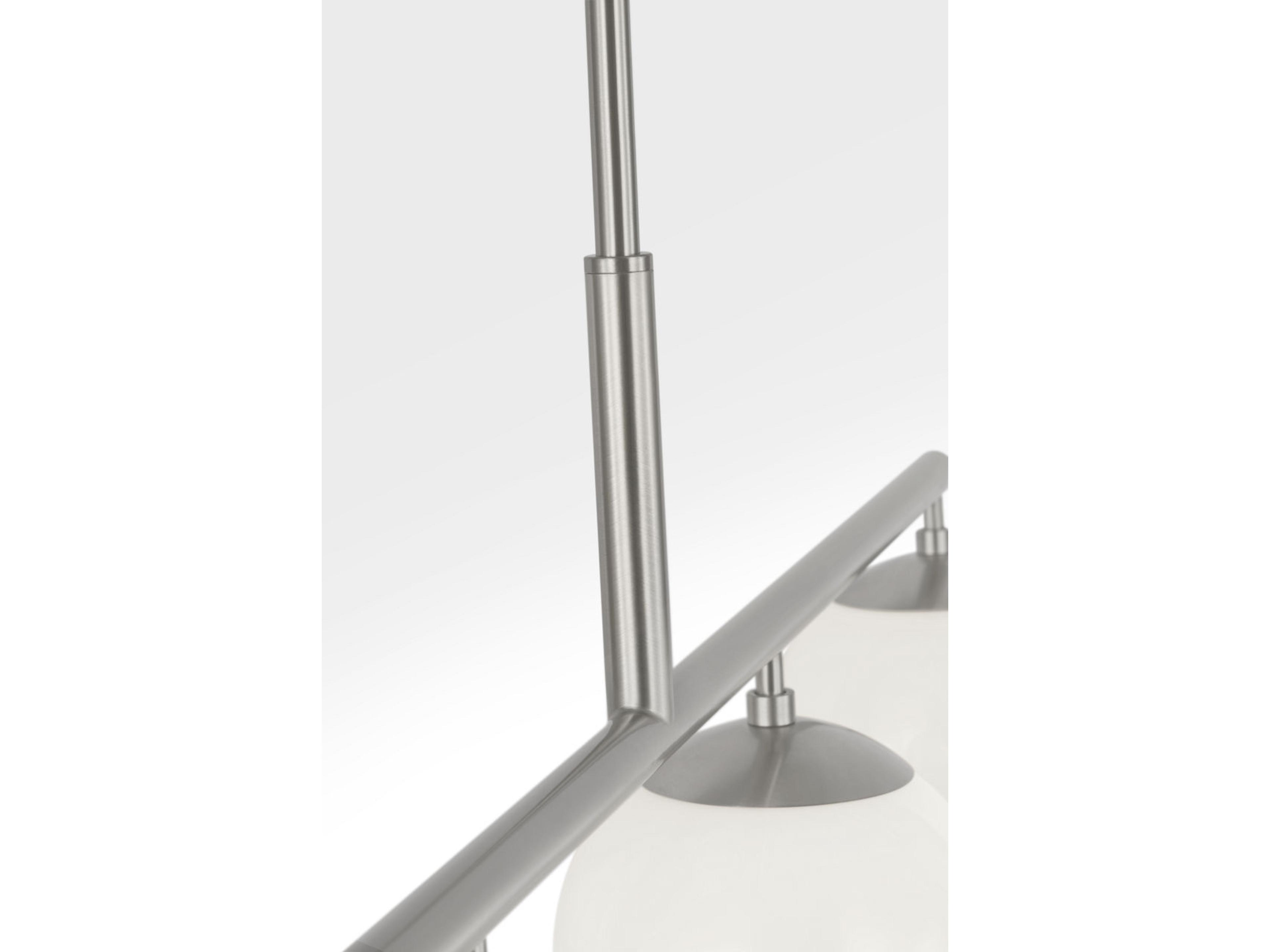 Generation Lighting Nube 4-Light Brushed Nickel Globe Island Pendant