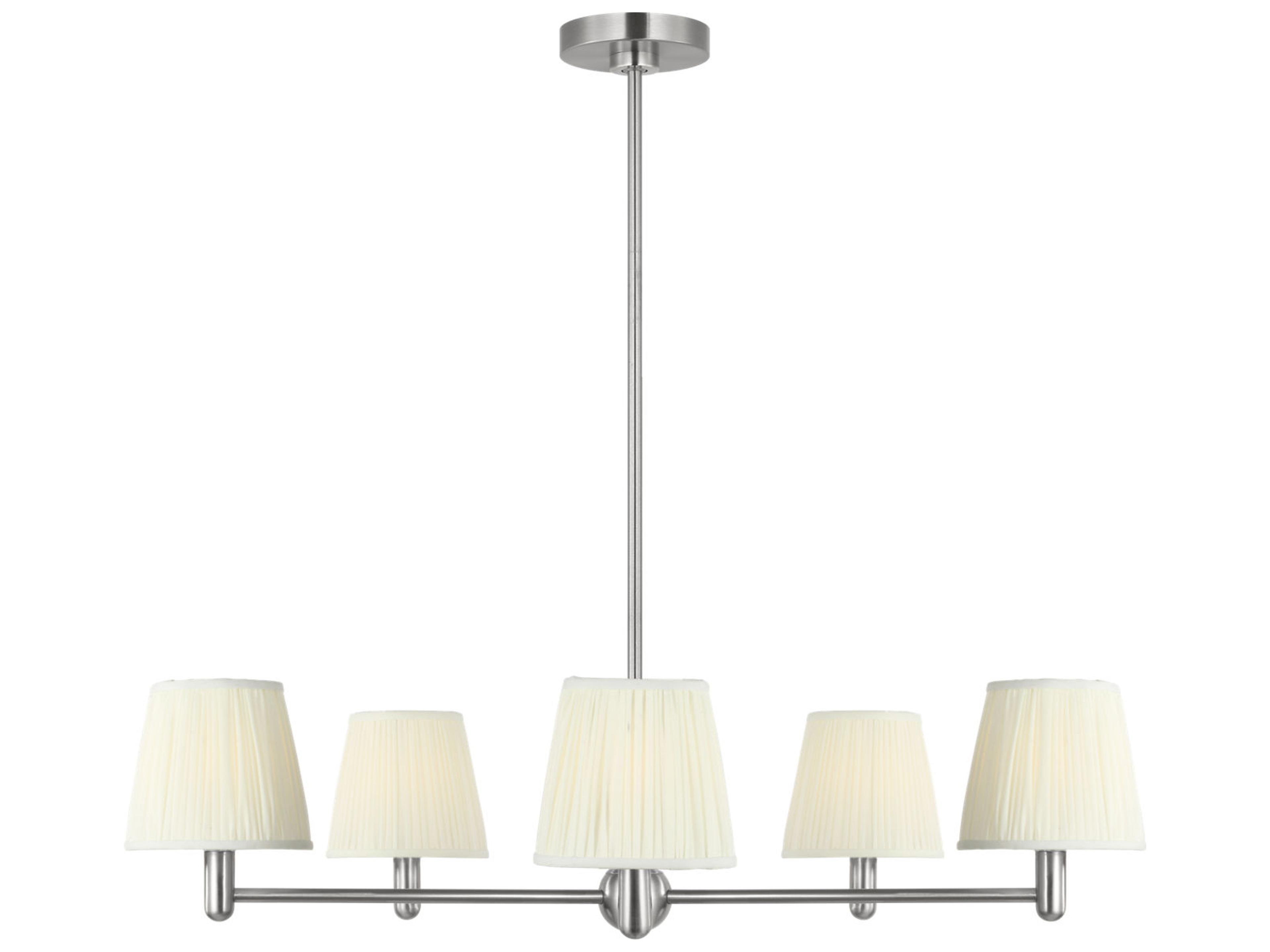 Vilera 5-Light Brushed Nickel Chandelier