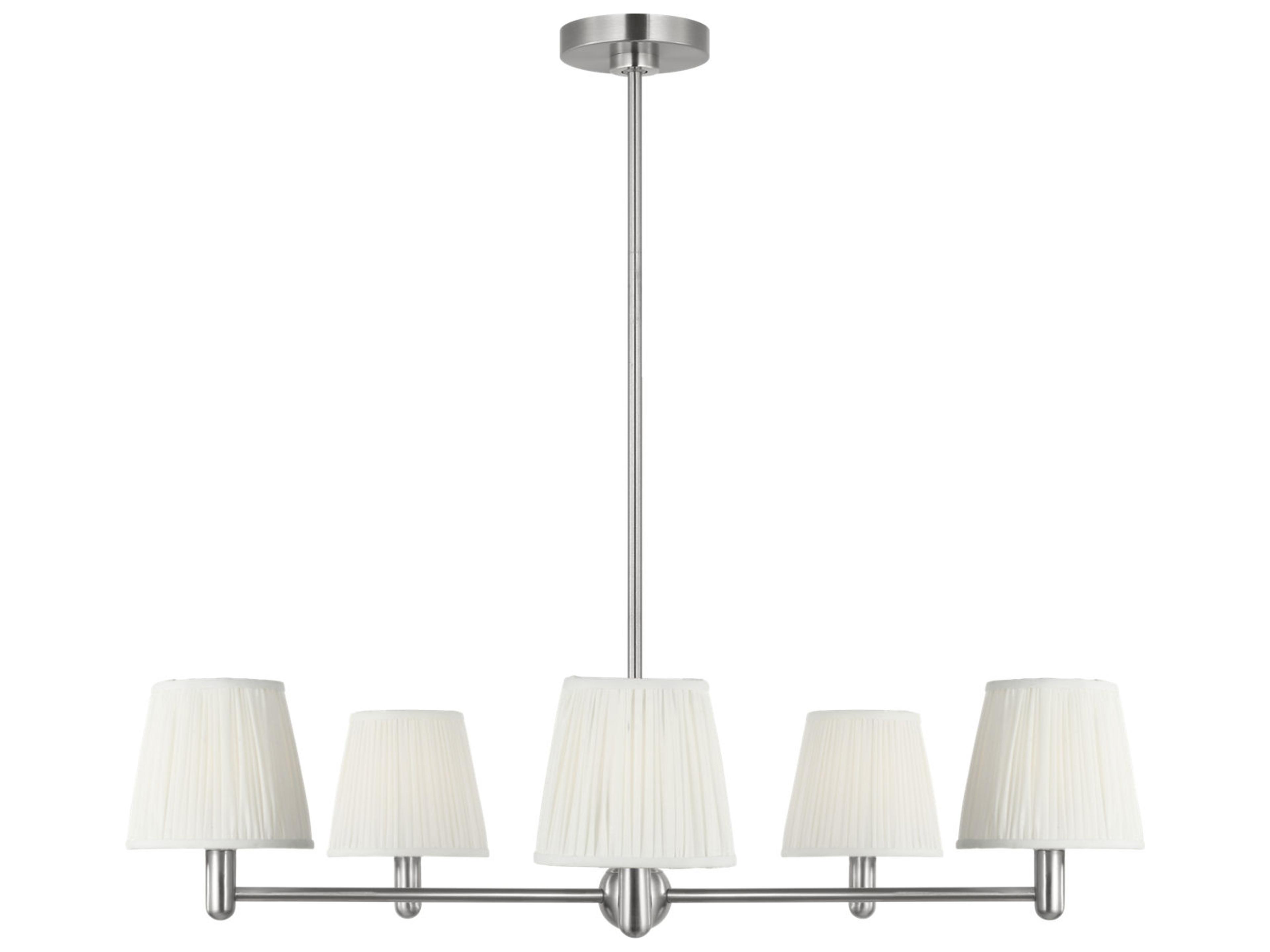 Generation Lighting Vilera 5-Light Brushed Nickel Chandelier