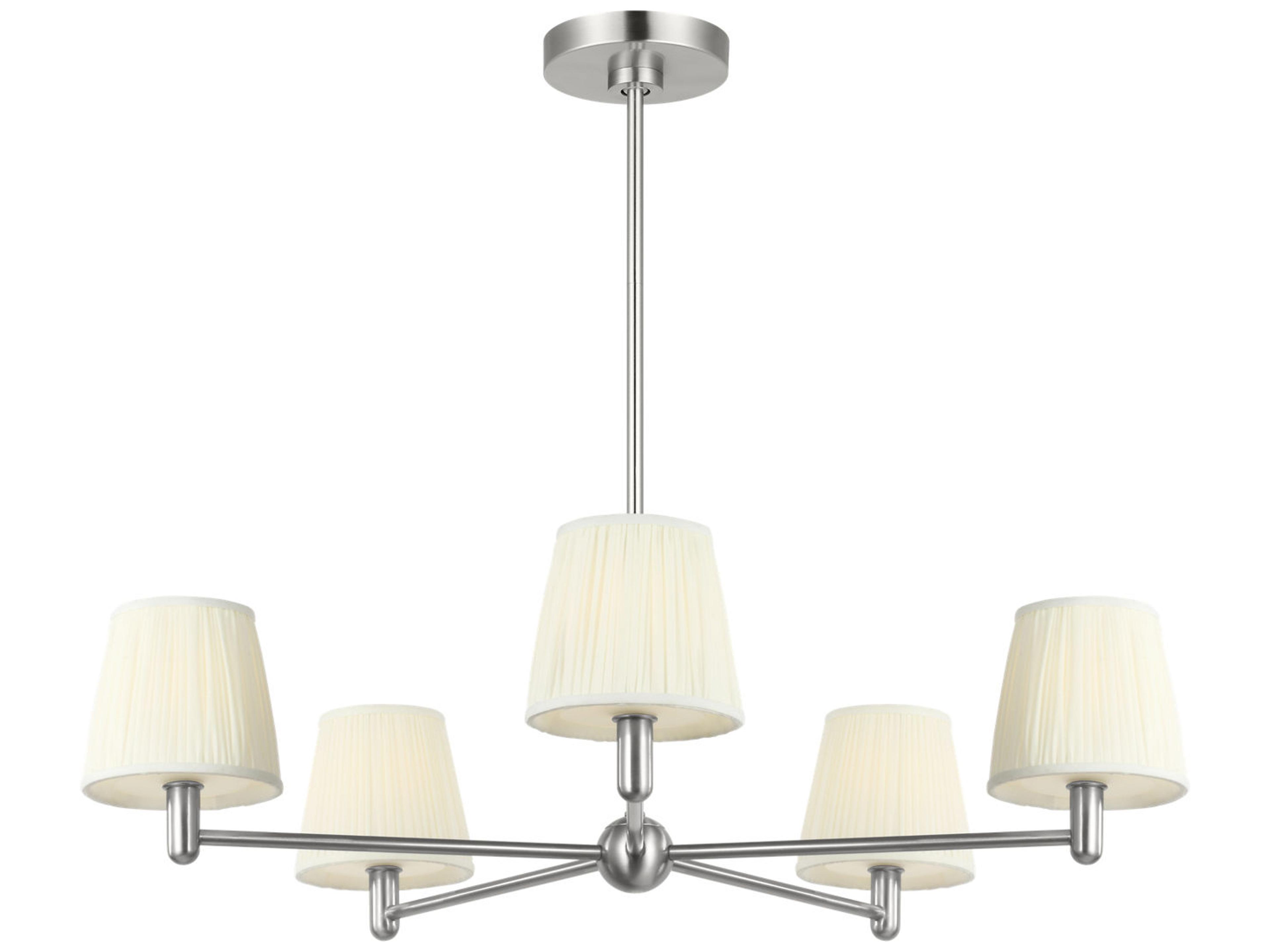 Generation Lighting Vilera 5-Light Brushed Nickel Chandelier