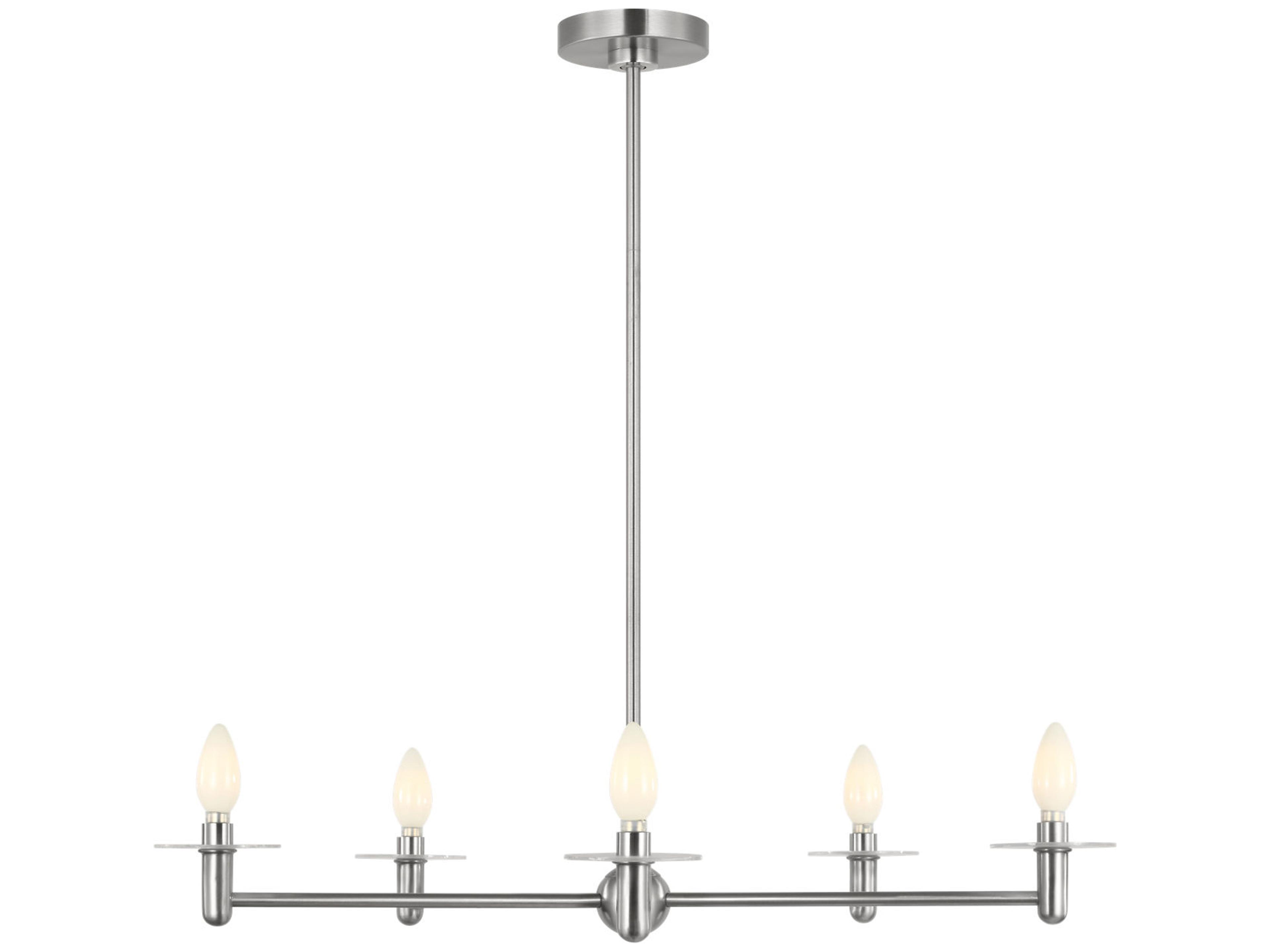 Generation Lighting Vilera 5-Light Brushed Nickel Chandelier
