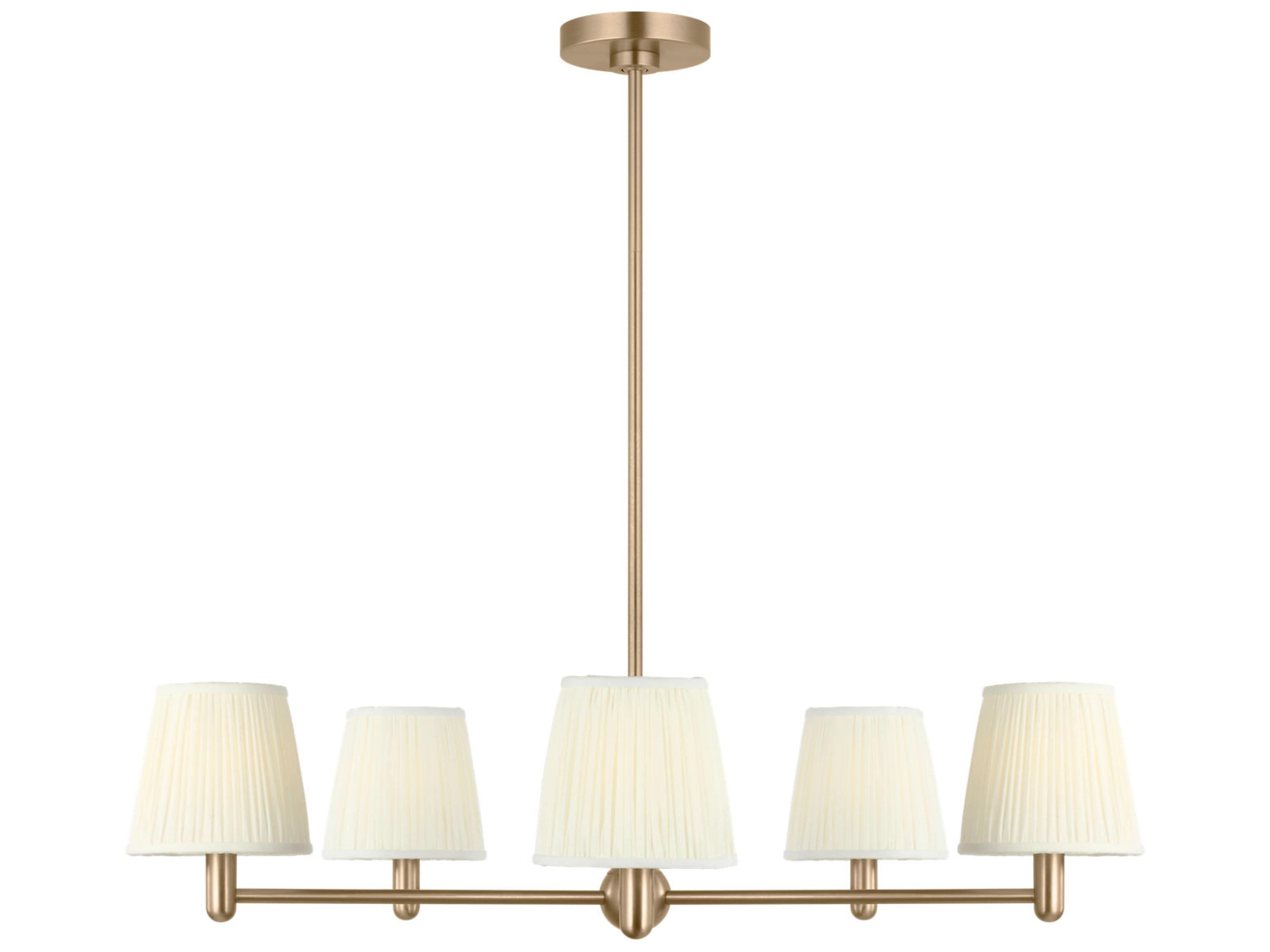 Vilera 5-Light Satin Brass Chandelier