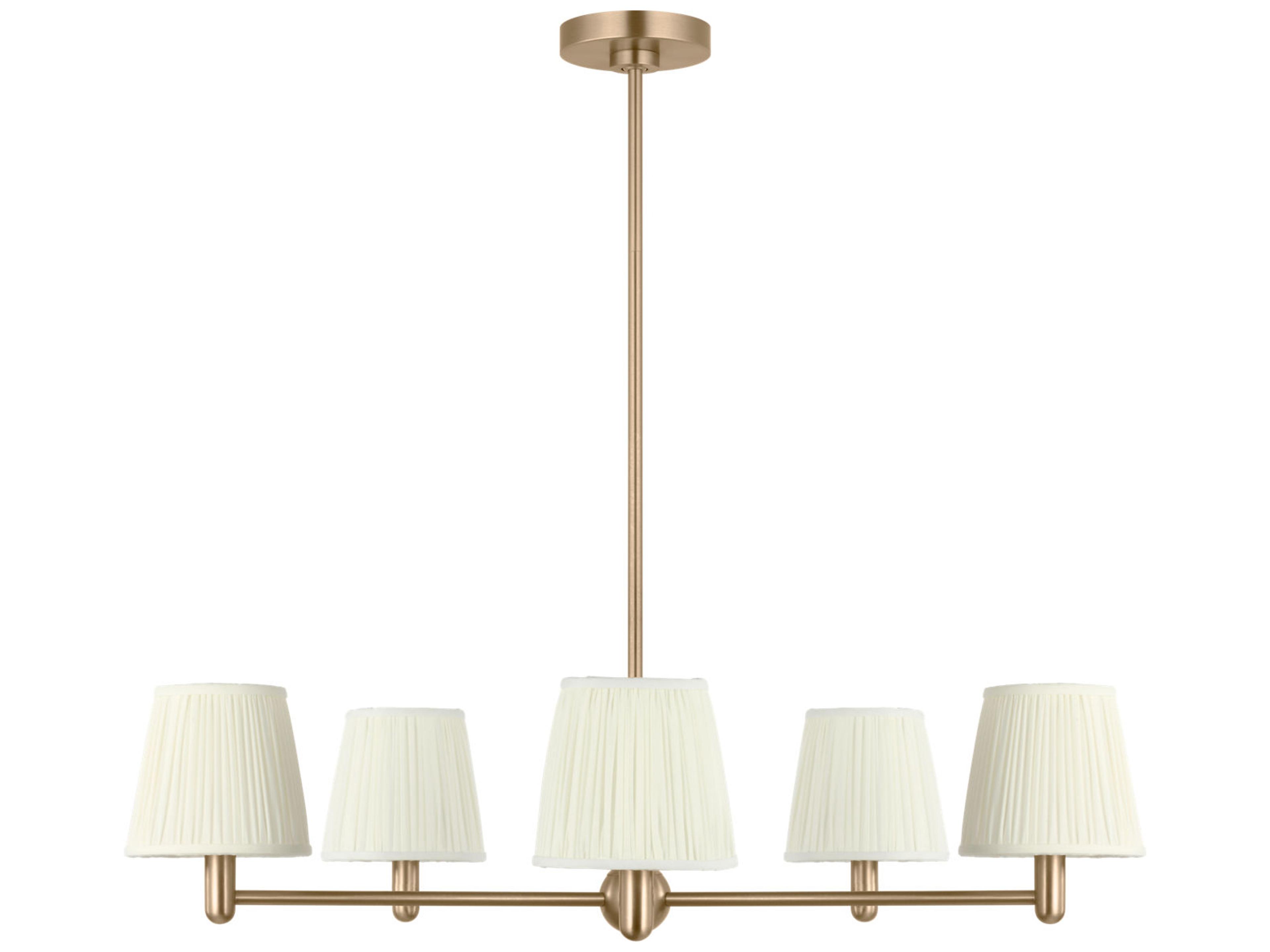 Generation Lighting Vilera 5-Light Satin Brass Chandelier