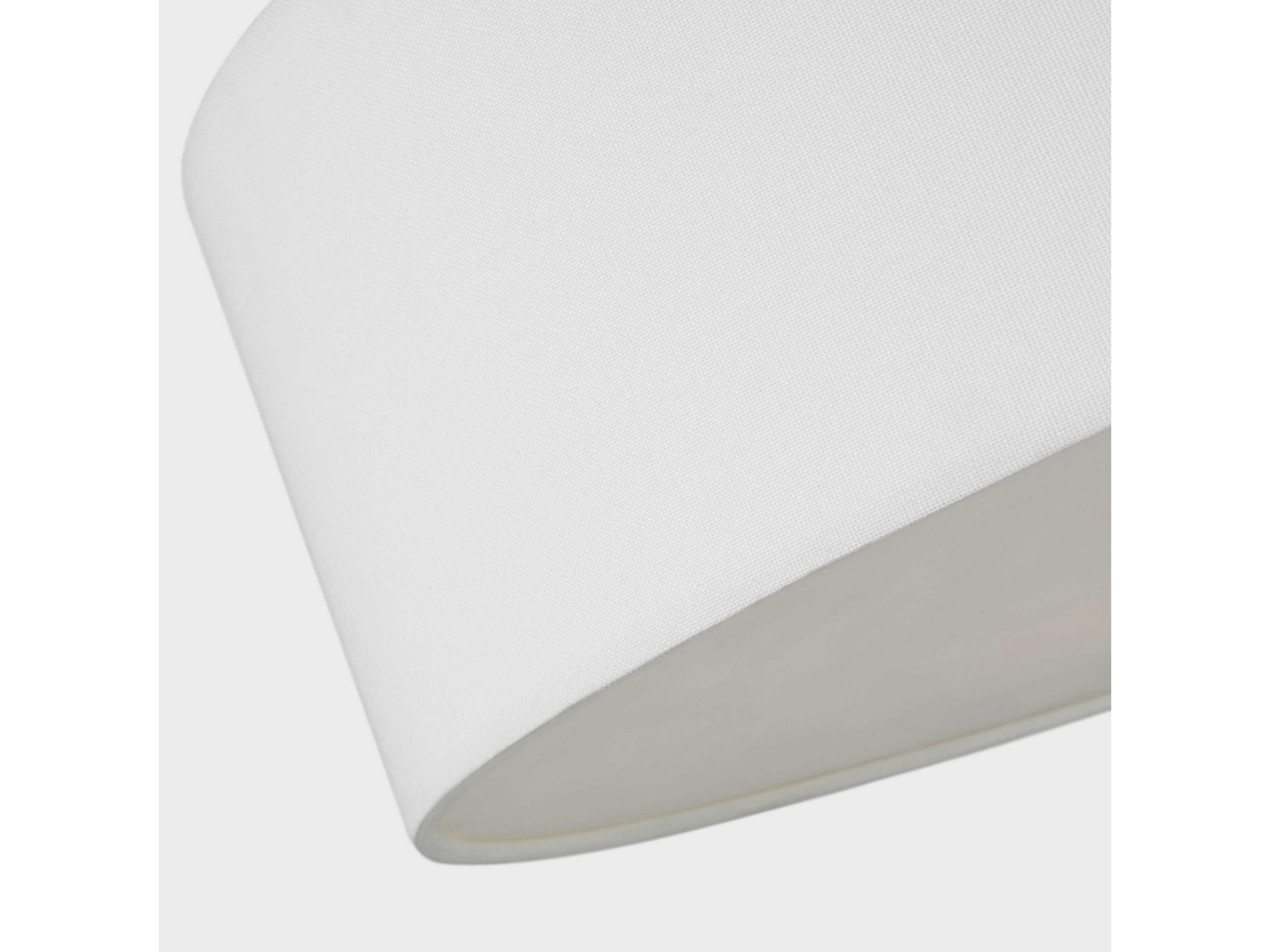 Generation Lighting Larson 2-Light Matte White Round Flush Mount