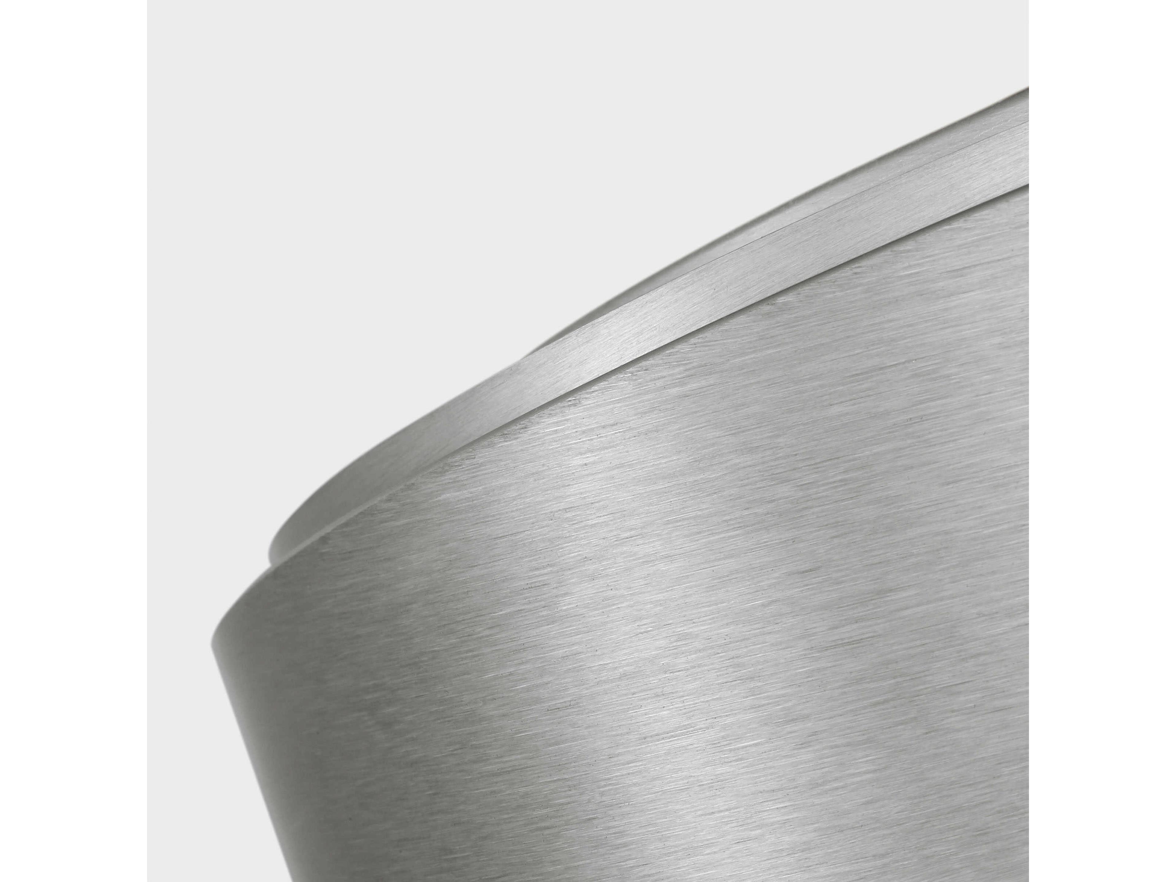 Generation Lighting Albee 2-Light Brushed Nickel Round Flush Mount