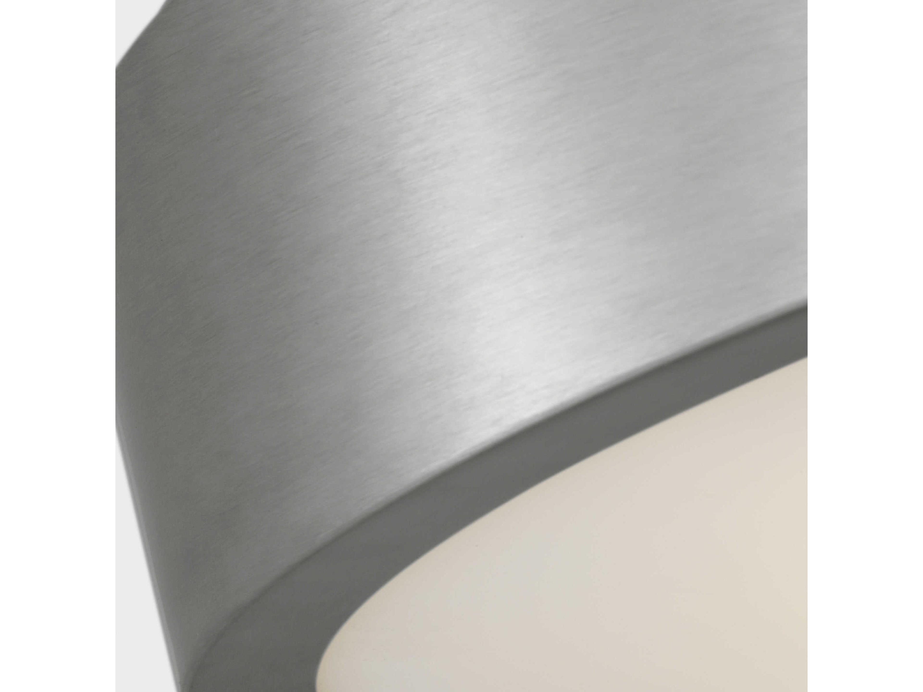 Generation Lighting Albee 2-Light Brushed Nickel Round Flush Mount