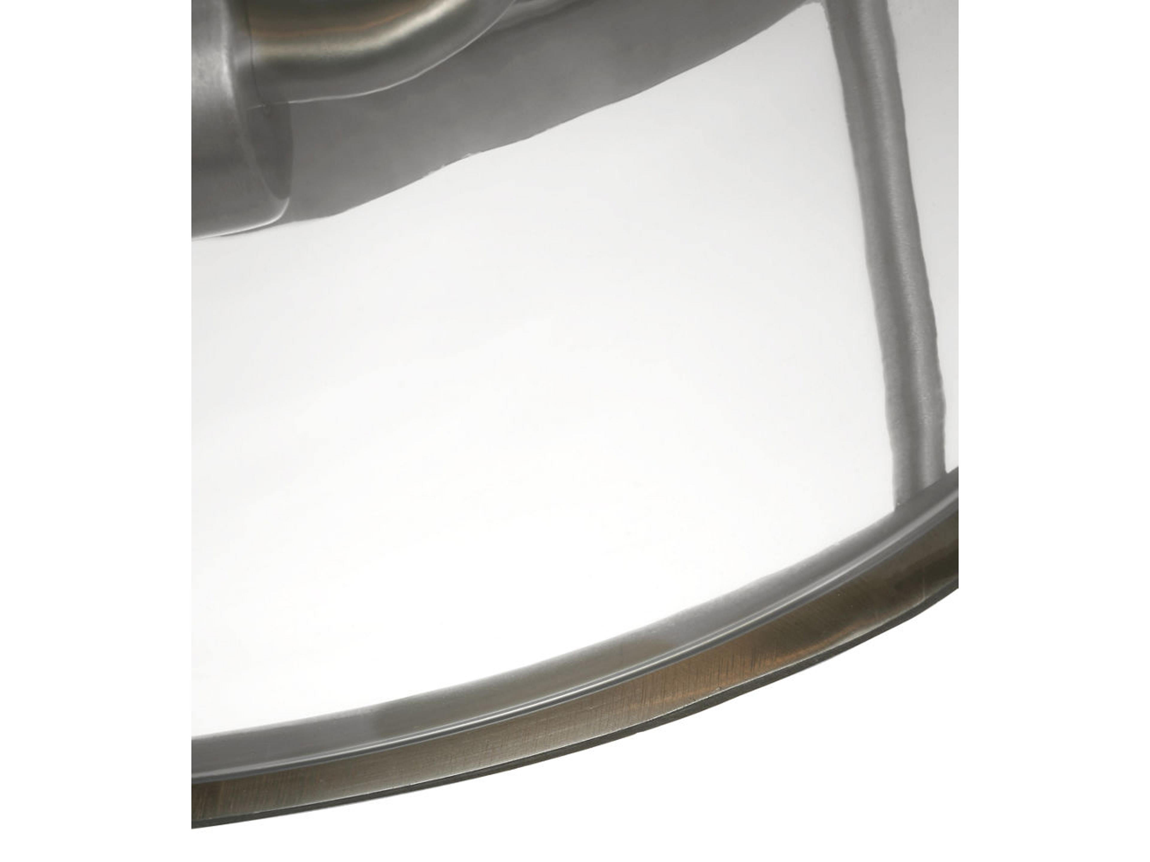 Generation Lighting Lumra 2-Light Brushed Nickel Round Flush Mount