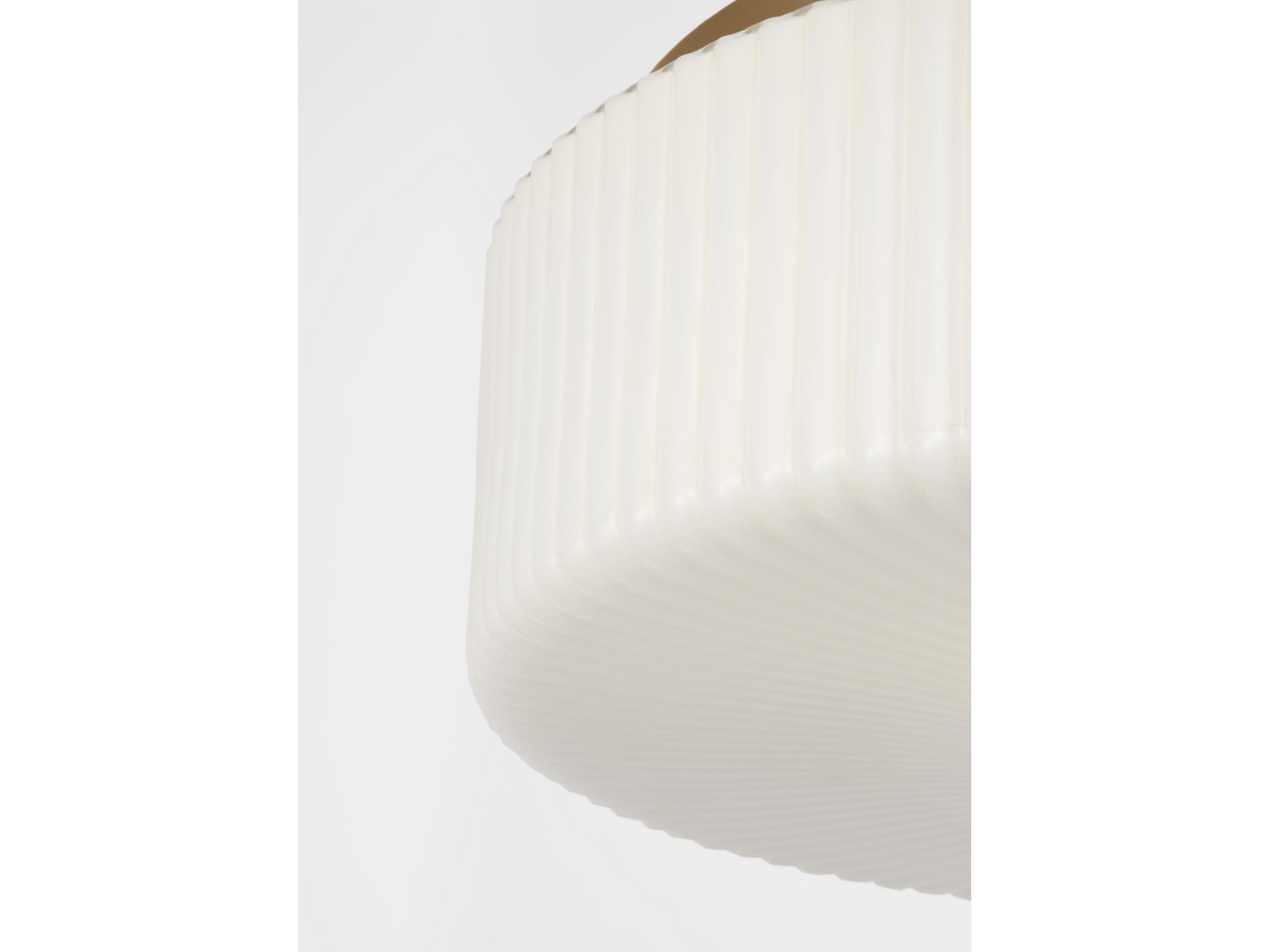 Generation Lighting Axira 2-Light Satin Brass Round Flush Mount