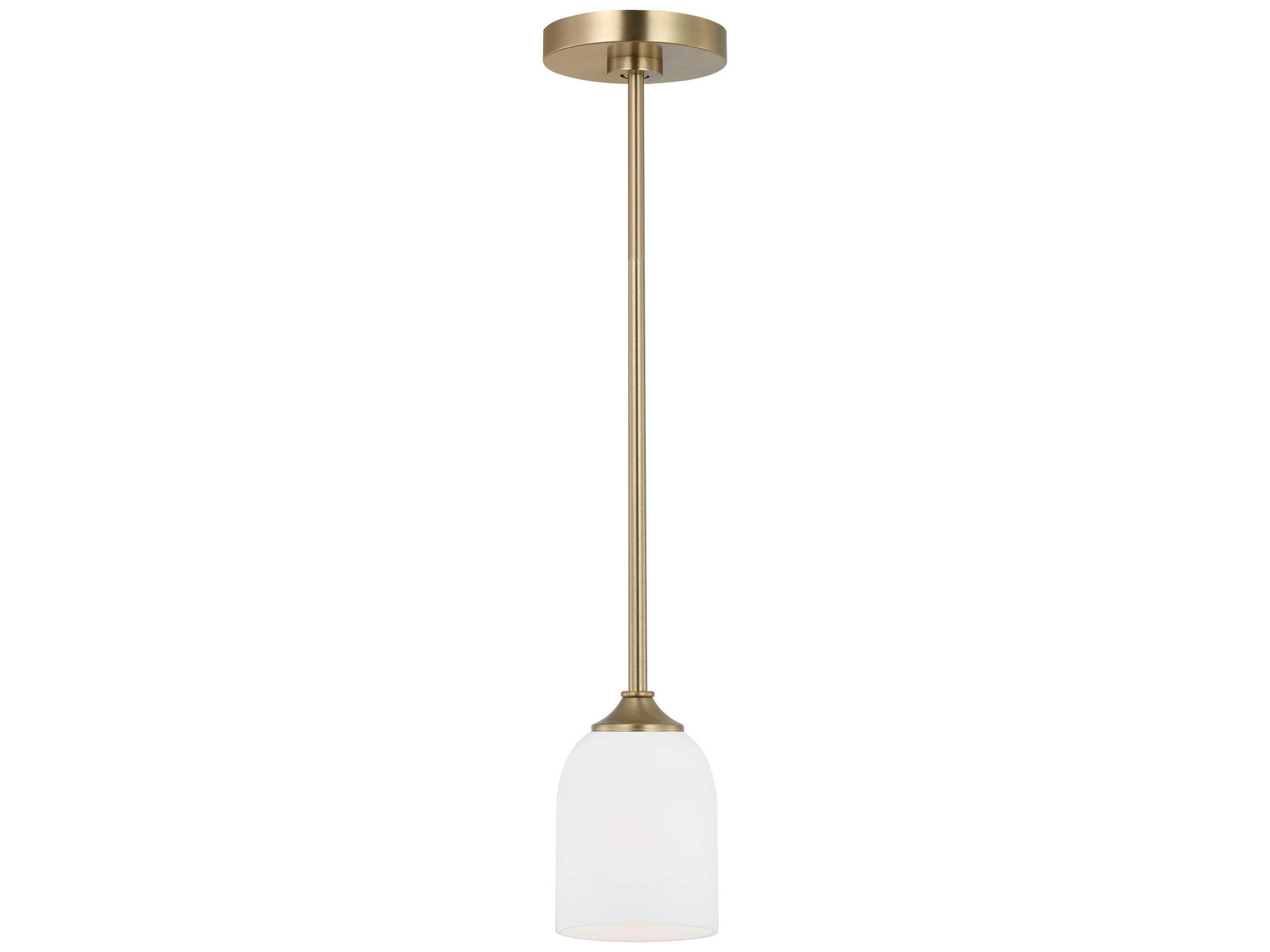 Emile 1-Light Satin Bronze Mini Pendant
